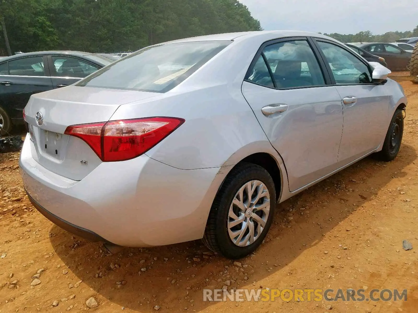 4 fotografías del automóvil dañado 2T1BURHE8KC185862 TOYOTA COROLLA 2019