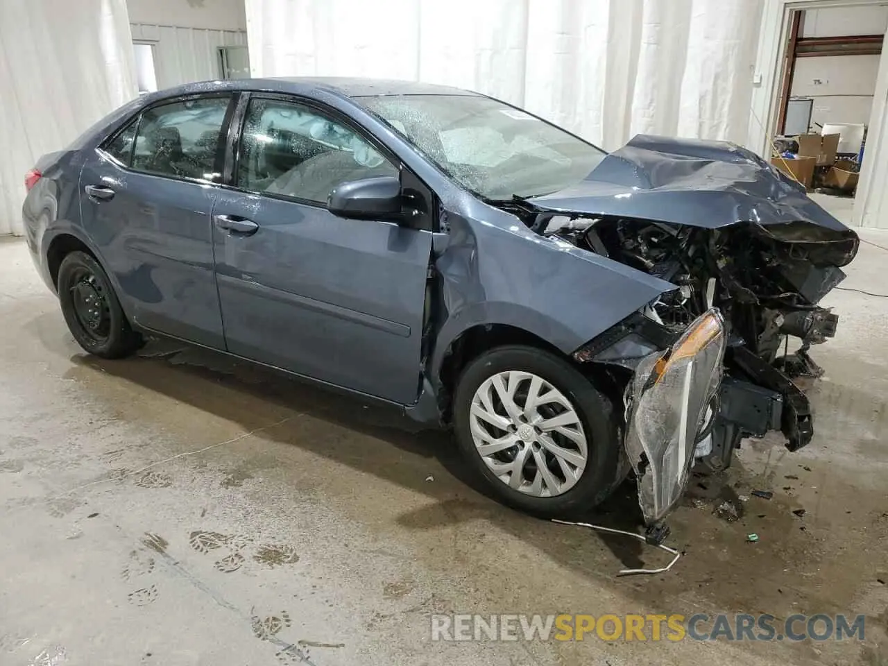 4 fotografías del automóvil dañado 2T1BURHE8KC193606 TOYOTA COROLLA 2019