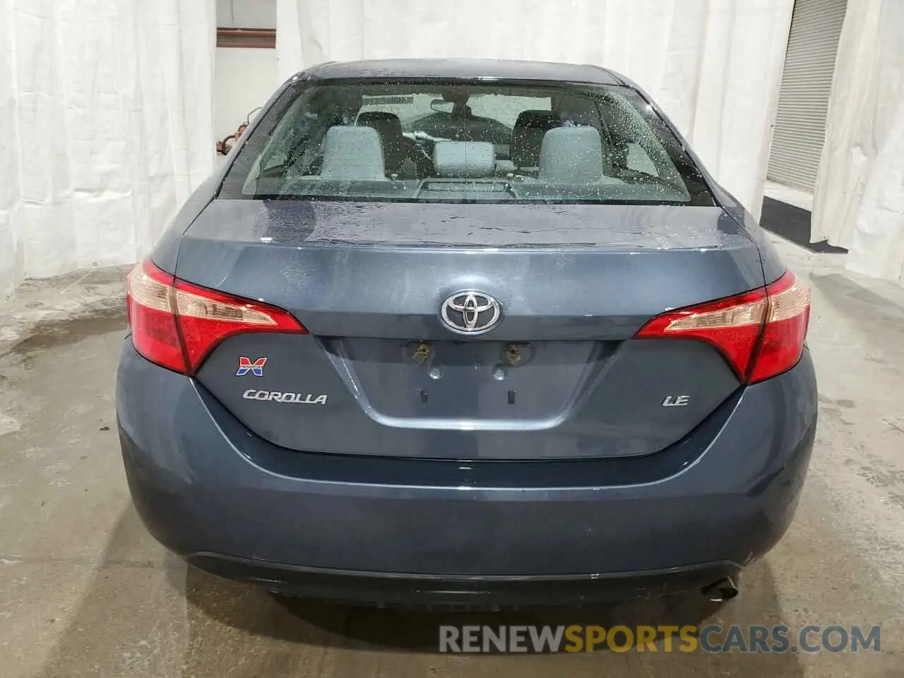 6 fotografías del automóvil dañado 2T1BURHE8KC193606 TOYOTA COROLLA 2019