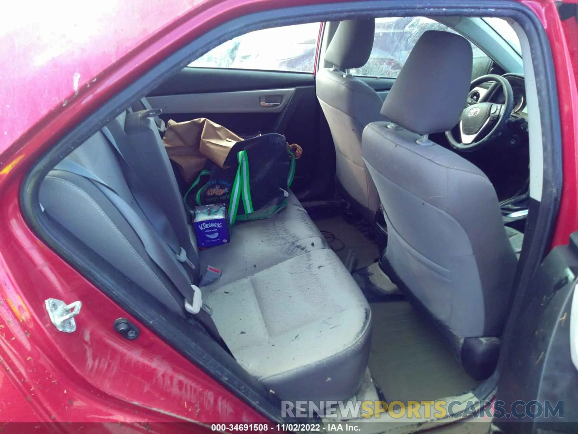 8 fotografías del automóvil dañado 2T1BURHE8KC205690 TOYOTA COROLLA 2019