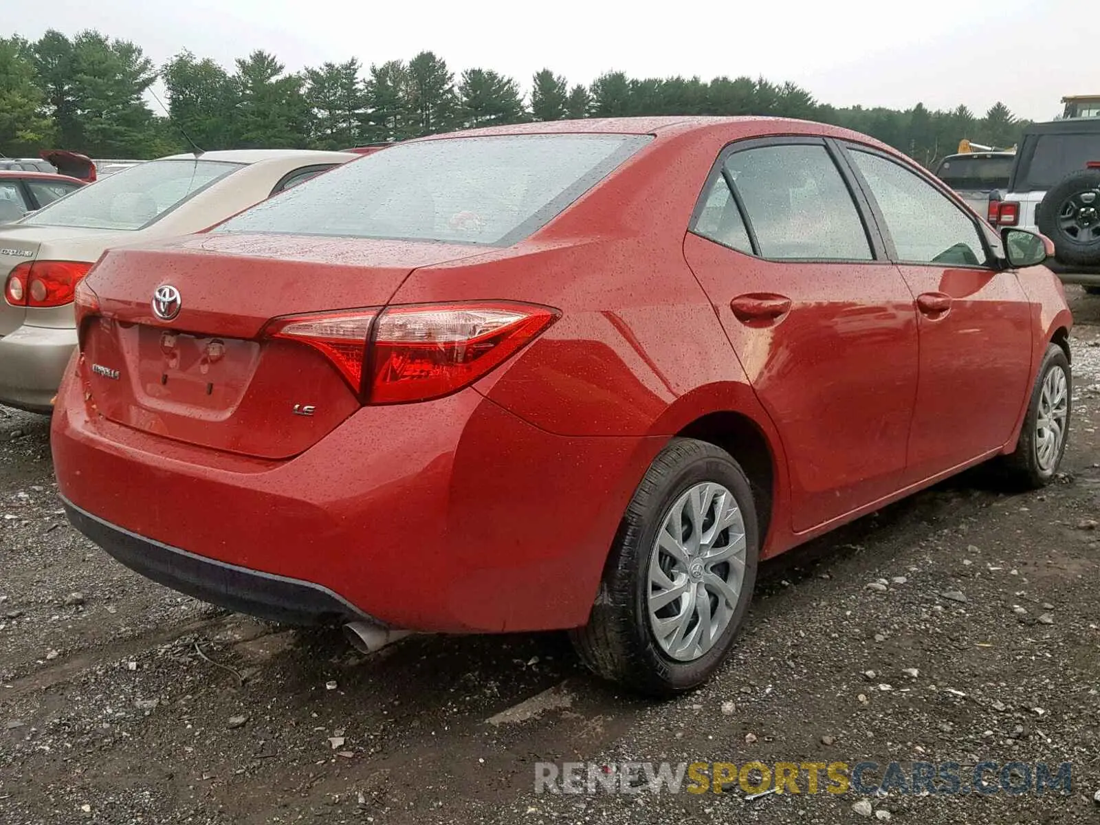 4 fotografías del automóvil dañado 2T1BURHE8KC206810 TOYOTA COROLLA 2019
