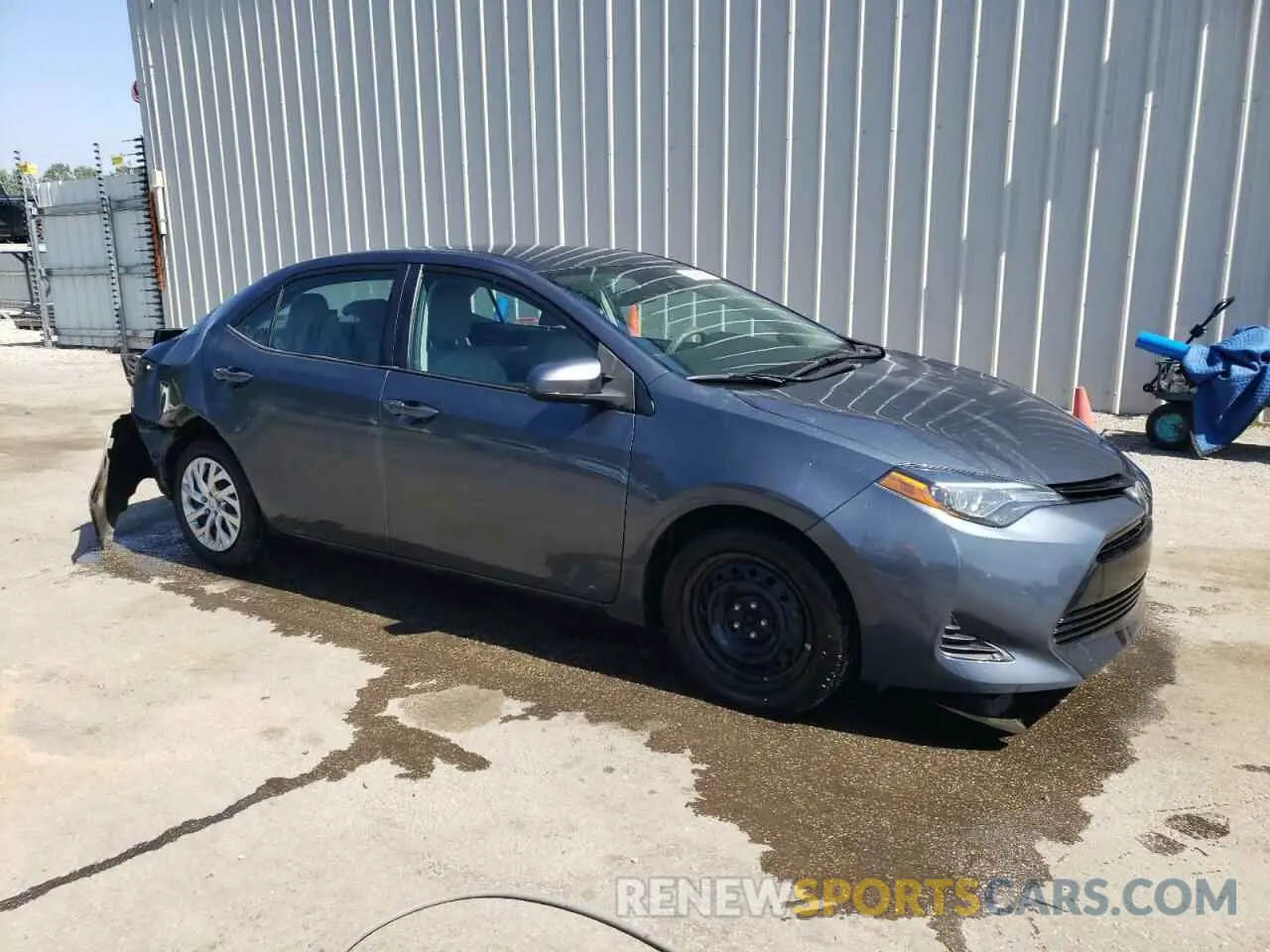 4 fotografías del automóvil dañado 2T1BURHE8KC207066 TOYOTA COROLLA 2019
