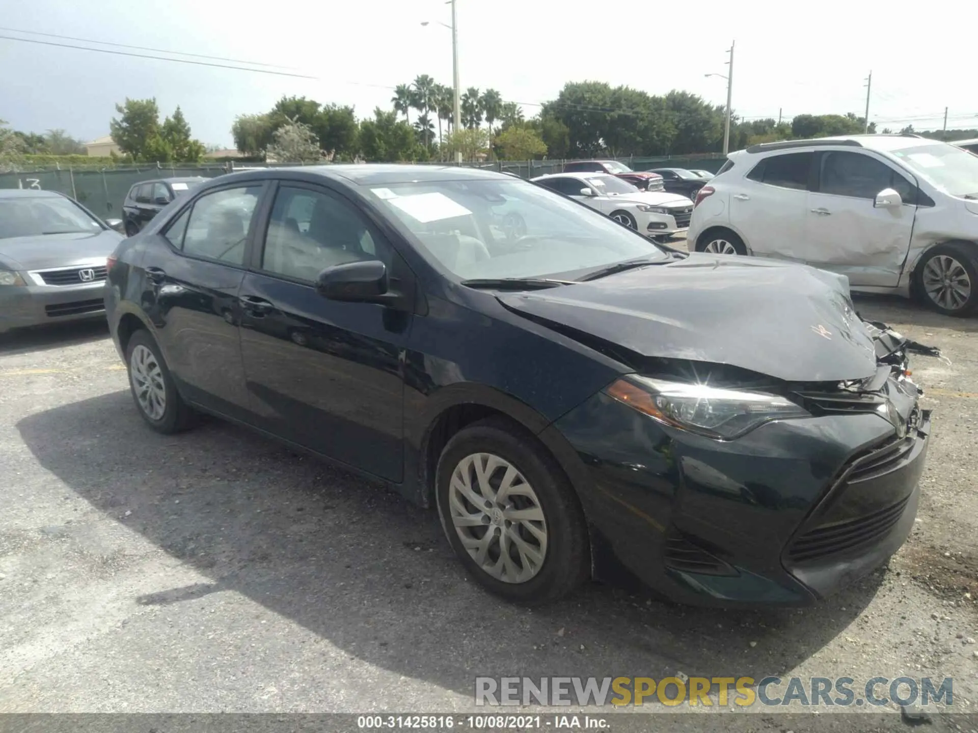 1 fotografías del automóvil dañado 2T1BURHE8KC208475 TOYOTA COROLLA 2019
