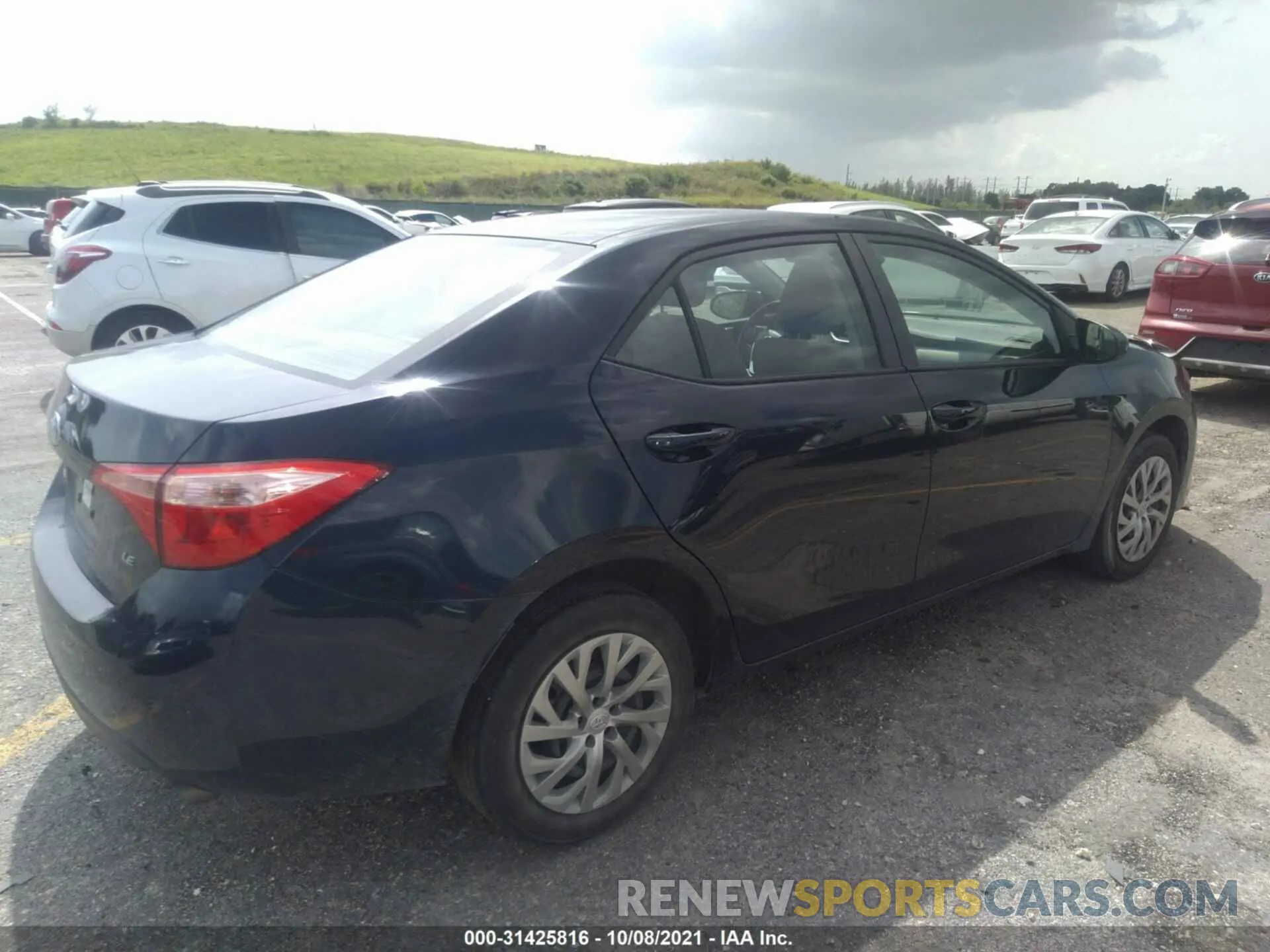 4 fotografías del automóvil dañado 2T1BURHE8KC208475 TOYOTA COROLLA 2019