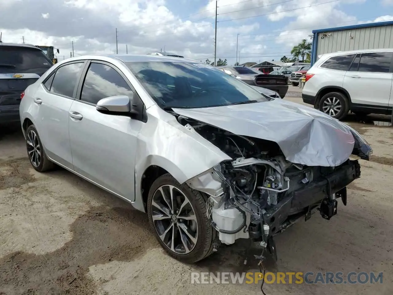 1 fotografías del automóvil dañado 2T1BURHE8KC209934 TOYOTA COROLLA 2019
