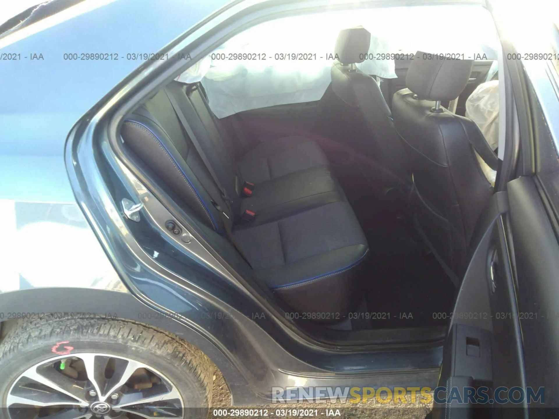 8 fotografías del automóvil dañado 2T1BURHE8KC217354 TOYOTA COROLLA 2019
