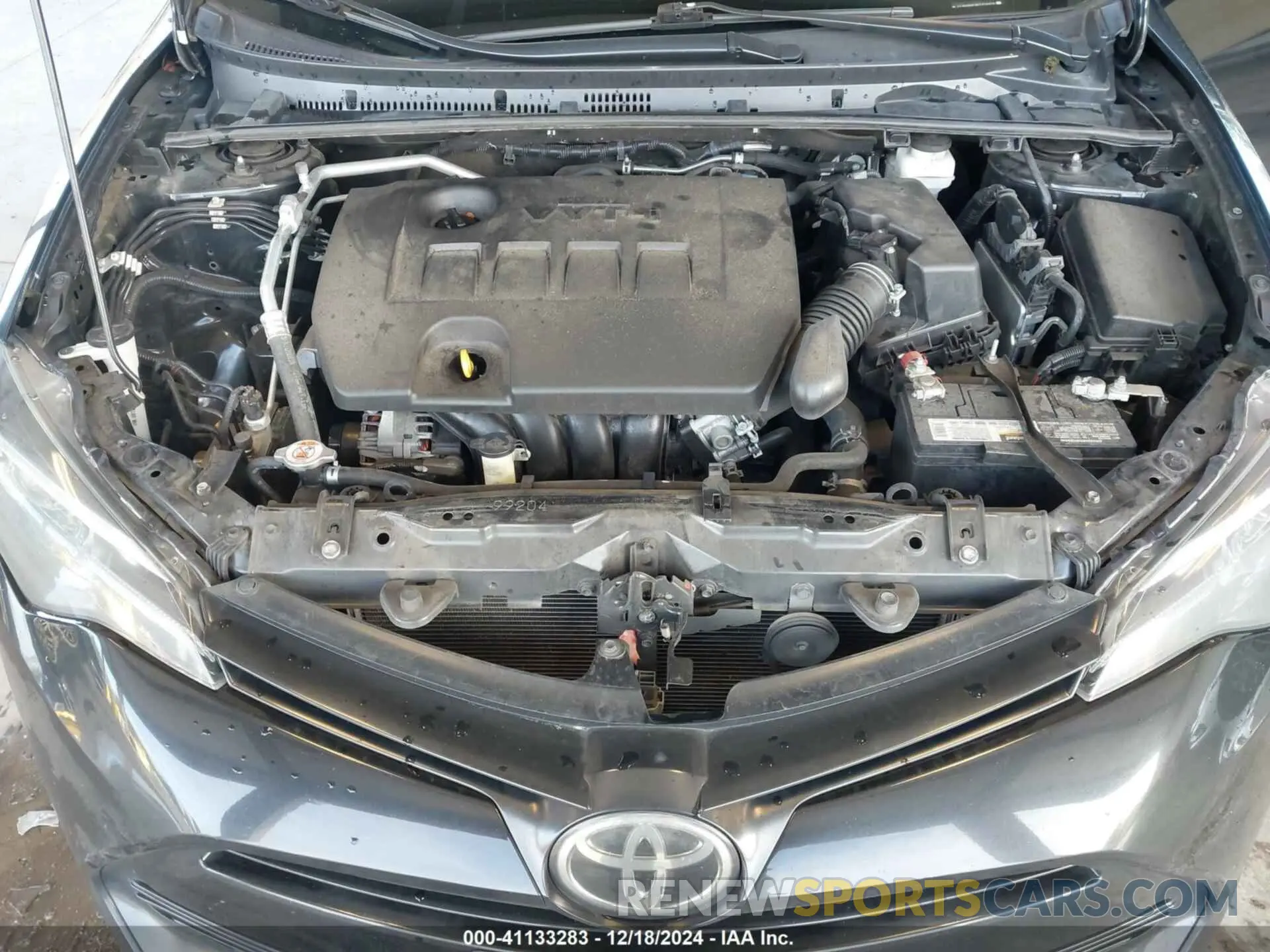 10 fotografías del automóvil dañado 2T1BURHE8KC220979 TOYOTA COROLLA 2019