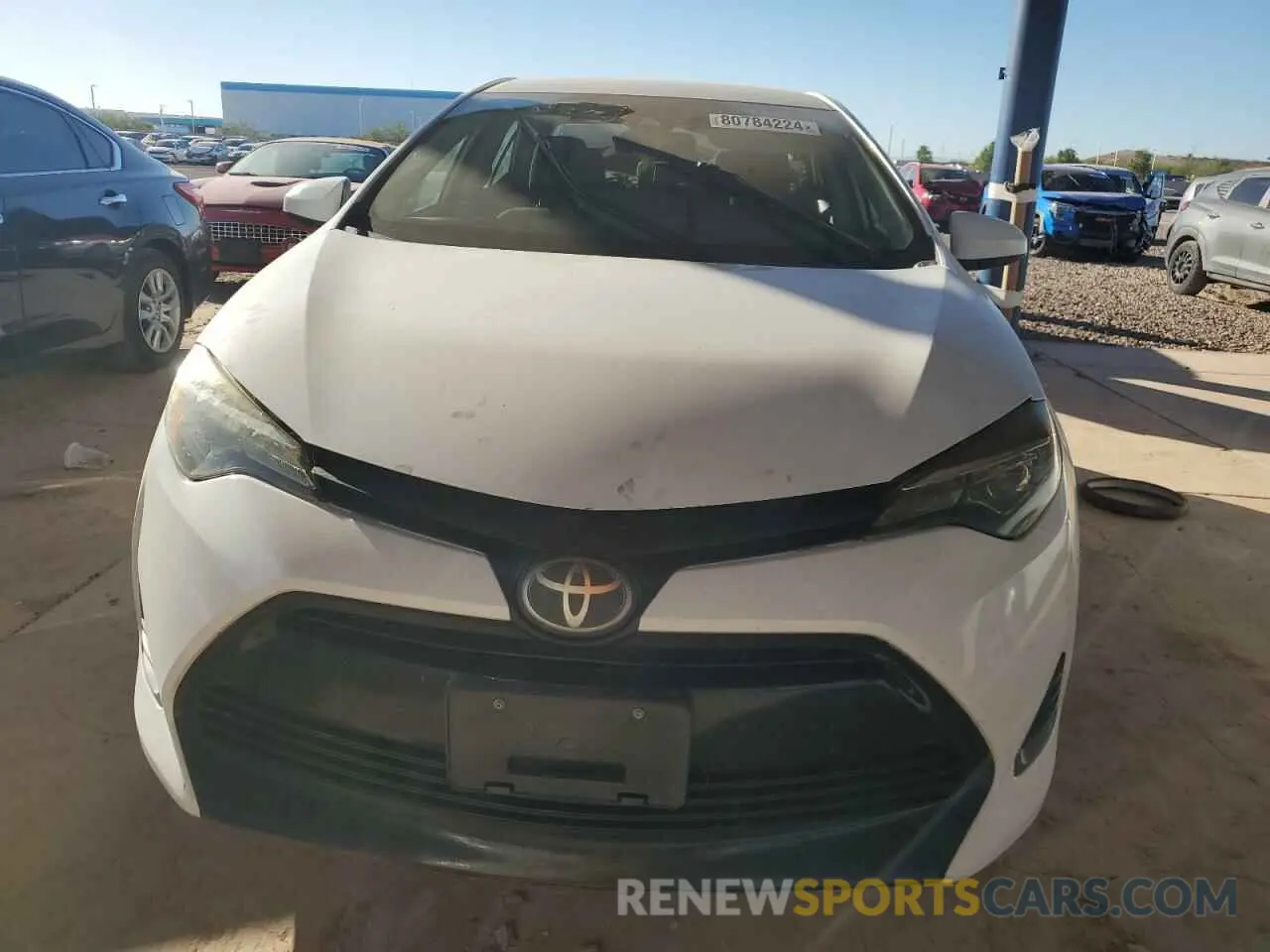 5 fotografías del automóvil dañado 2T1BURHE8KC223722 TOYOTA COROLLA 2019