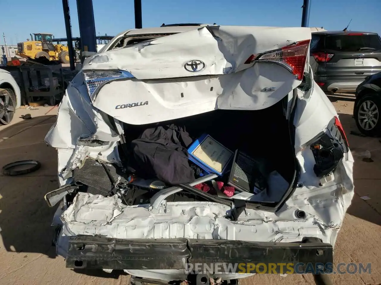 6 fotografías del automóvil dañado 2T1BURHE8KC223722 TOYOTA COROLLA 2019