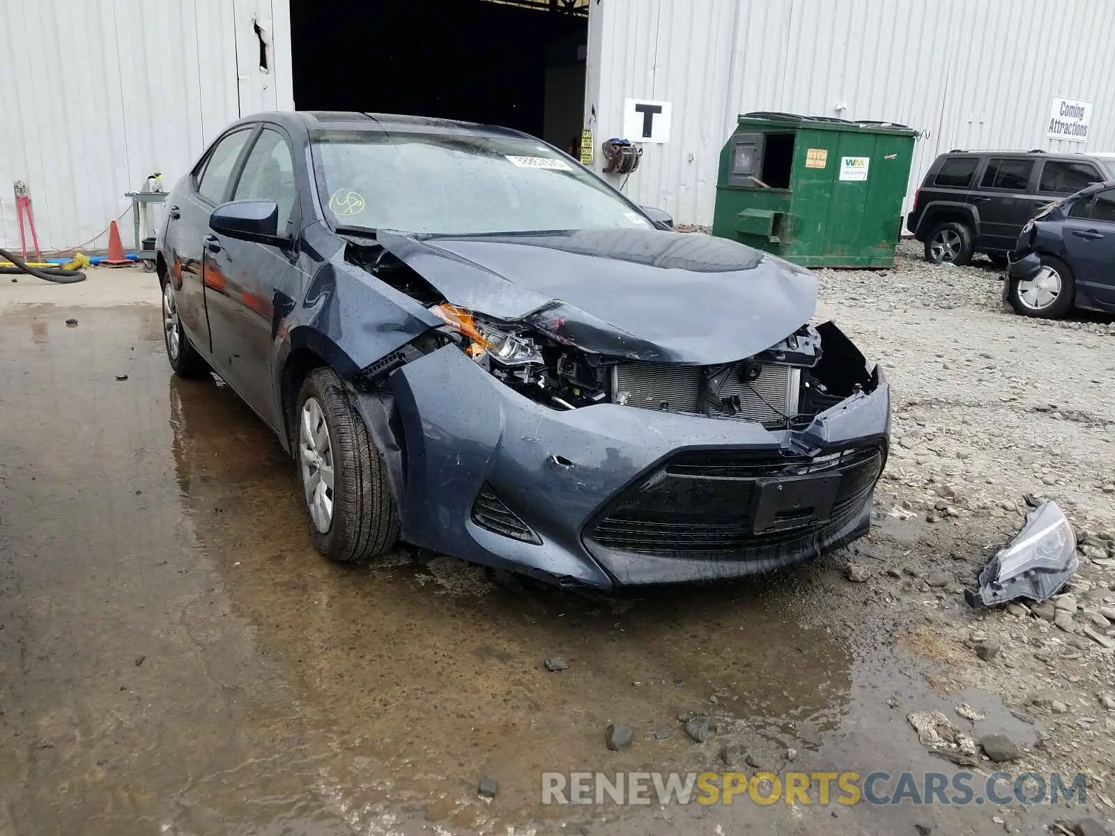 1 fotografías del automóvil dañado 2T1BURHE8KC224207 TOYOTA COROLLA 2019