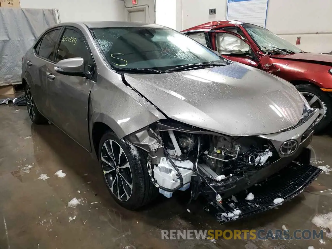1 fotografías del automóvil dañado 2T1BURHE8KC224529 TOYOTA COROLLA 2019