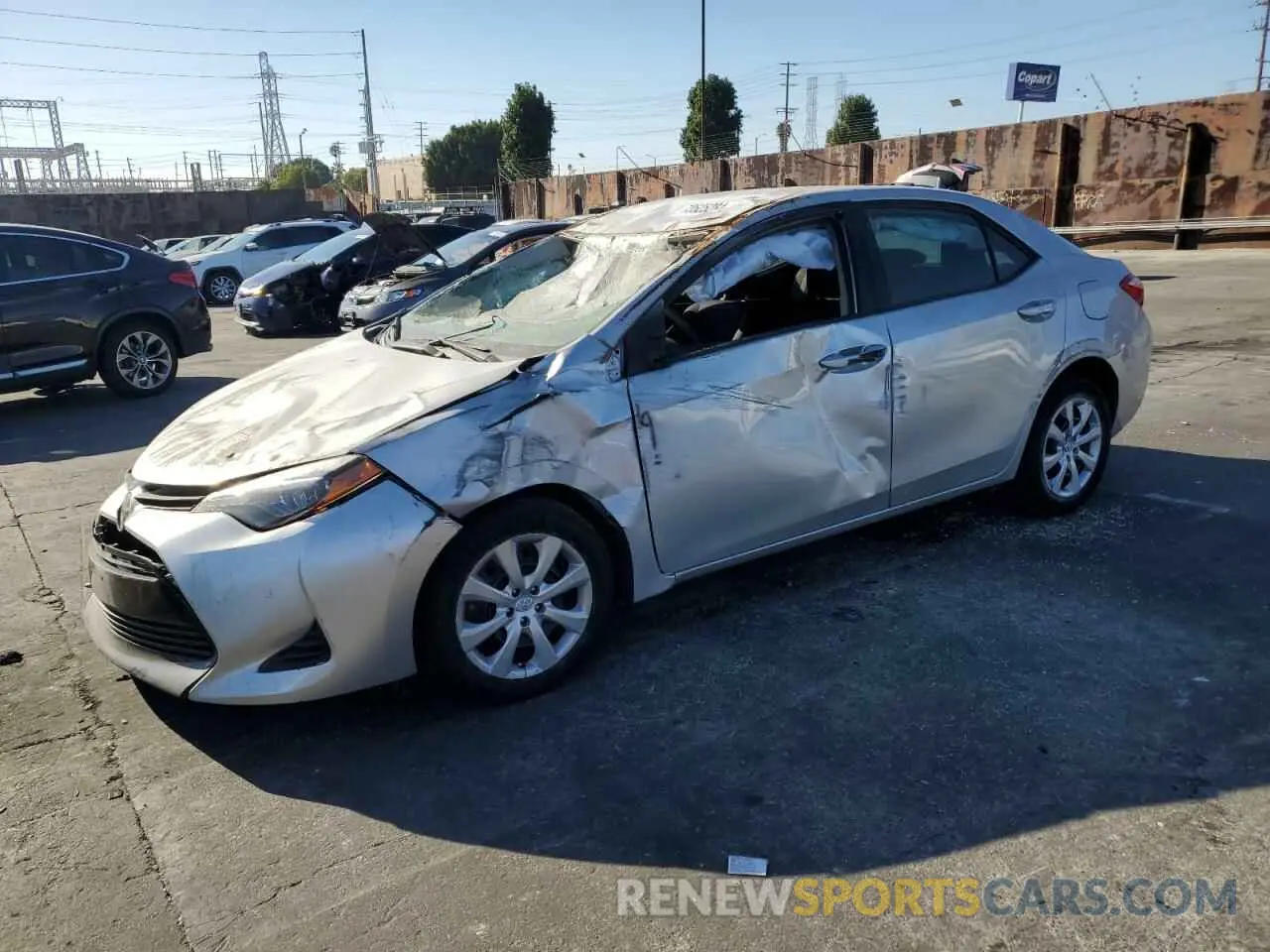 1 fotografías del automóvil dañado 2T1BURHE8KC229519 TOYOTA COROLLA 2019