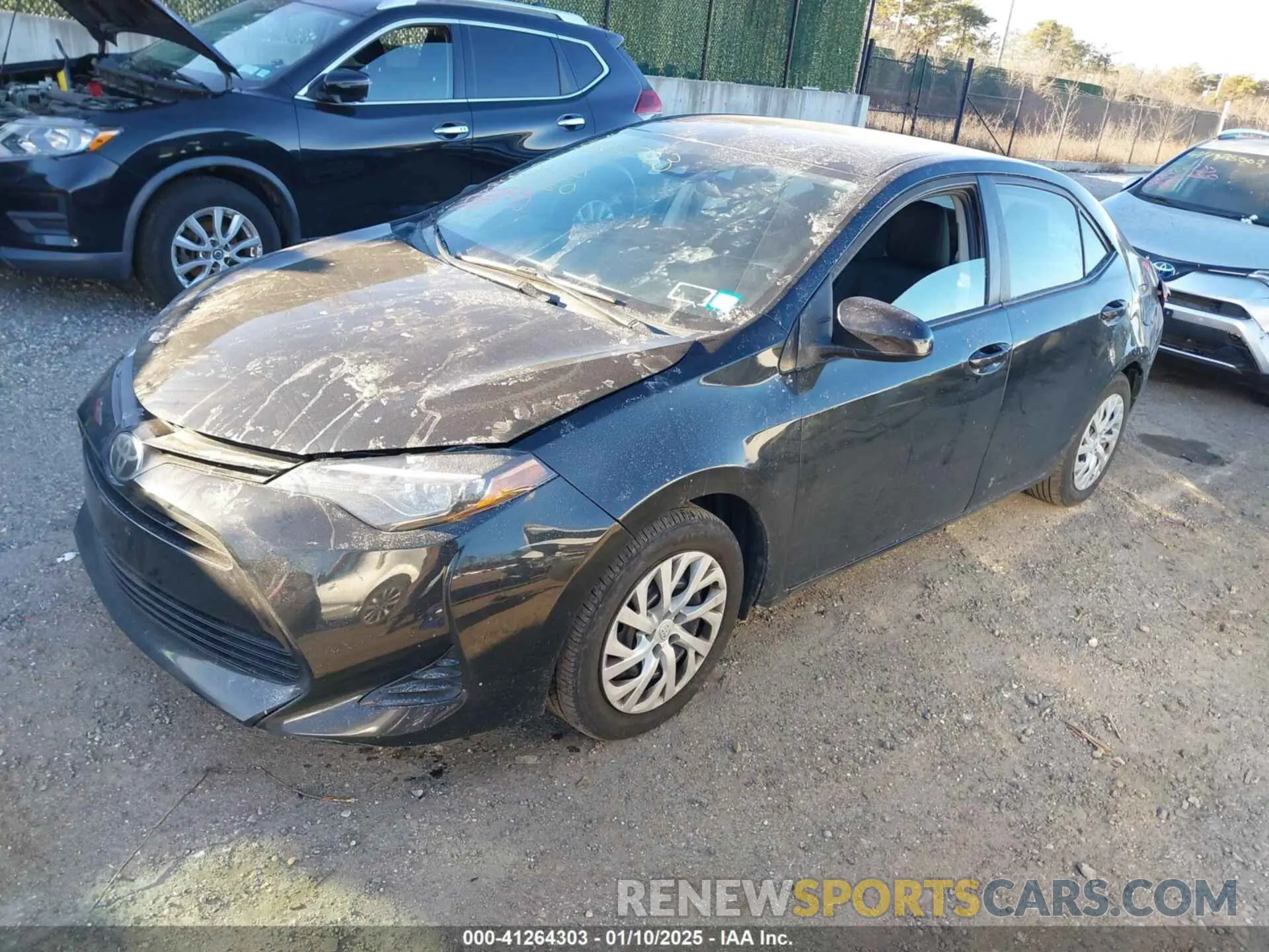 2 fotografías del automóvil dañado 2T1BURHE8KC235126 TOYOTA COROLLA 2019