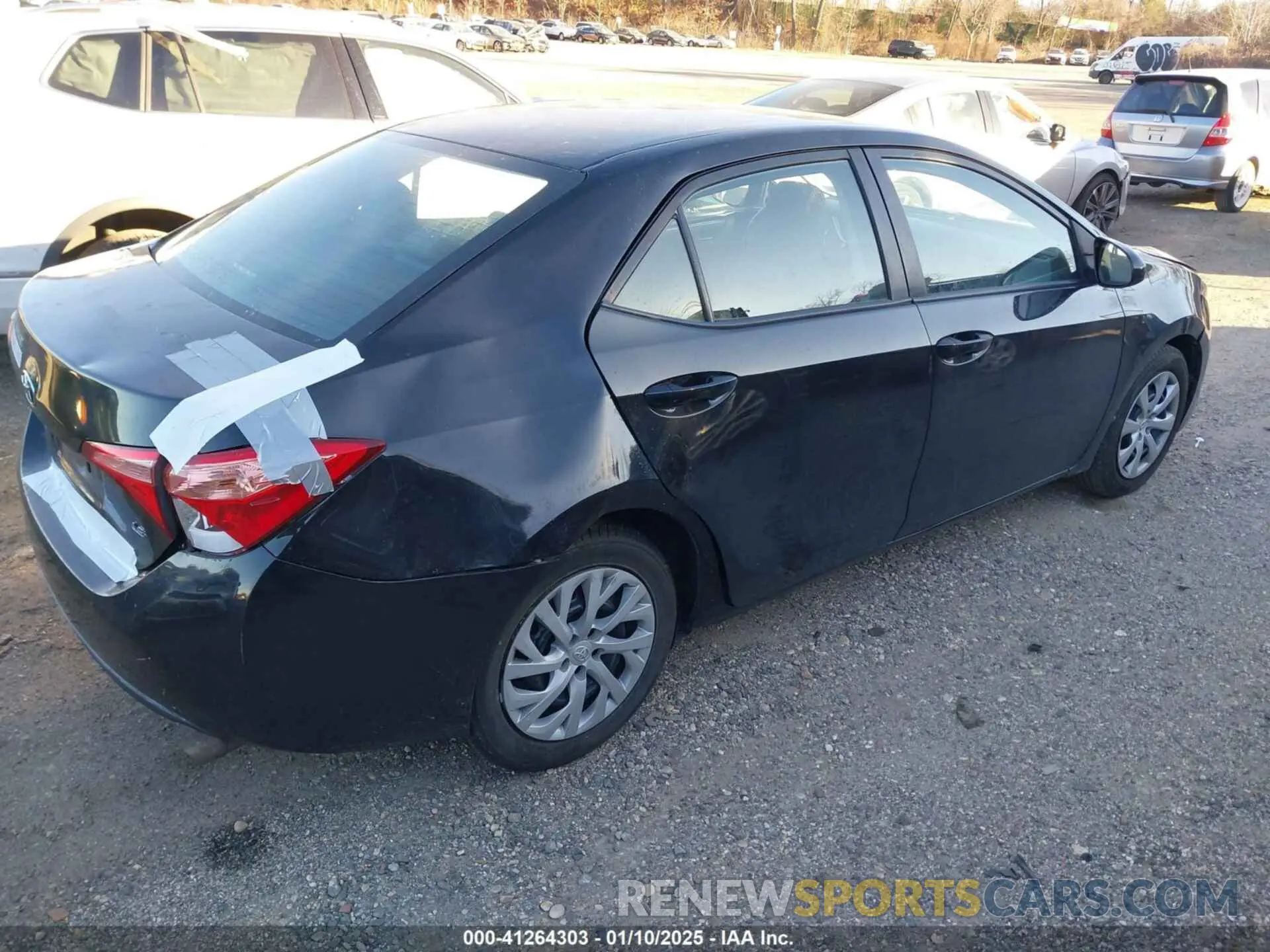 4 fotografías del automóvil dañado 2T1BURHE8KC235126 TOYOTA COROLLA 2019