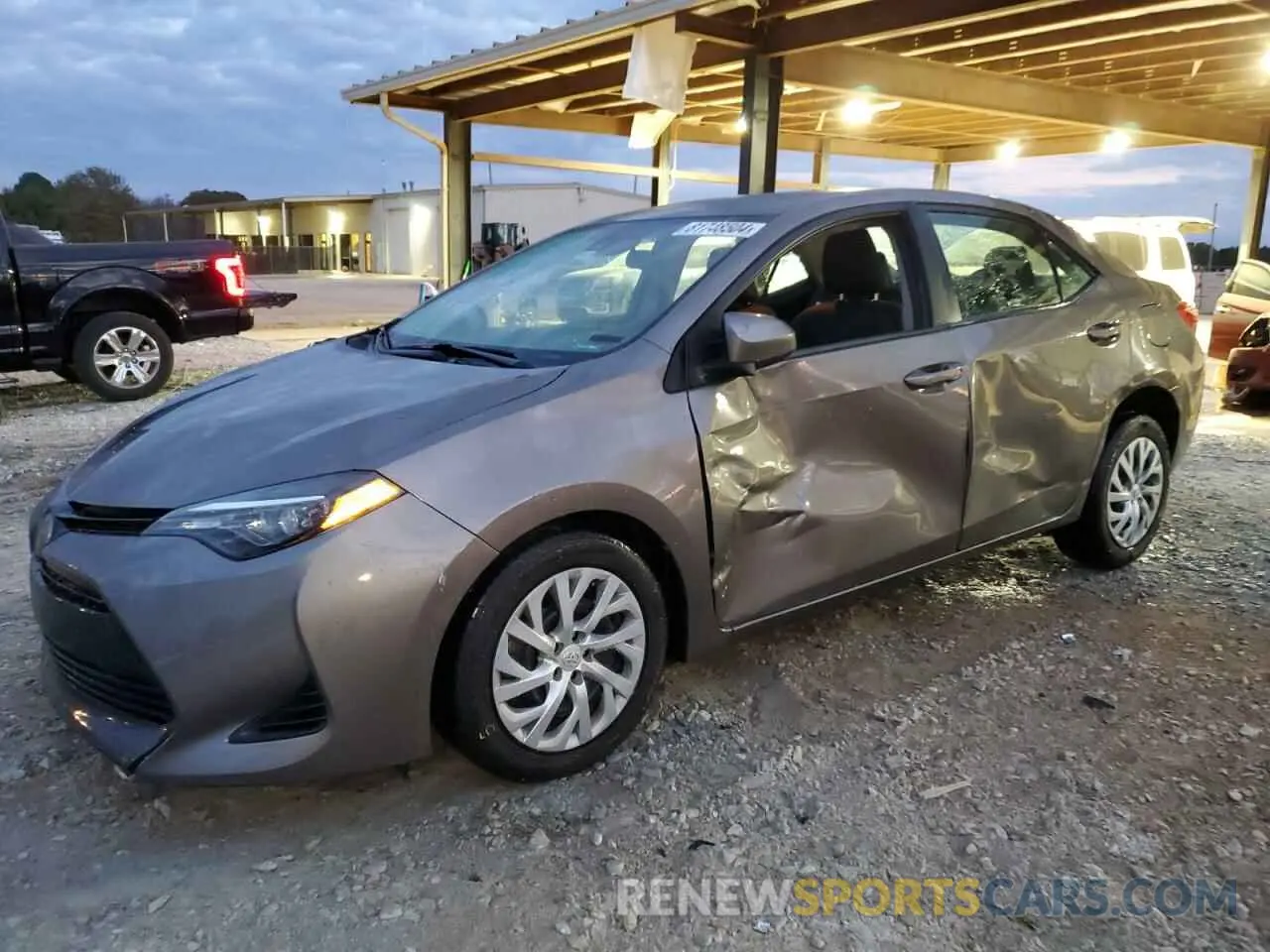 1 fotografías del automóvil dañado 2T1BURHE8KC237944 TOYOTA COROLLA 2019
