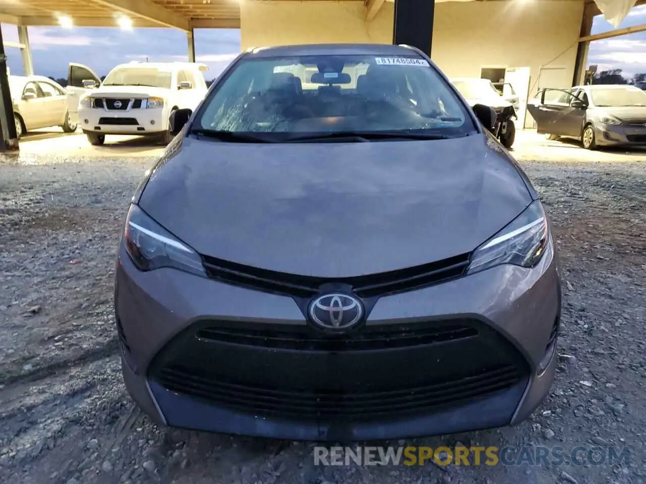 5 fotografías del automóvil dañado 2T1BURHE8KC237944 TOYOTA COROLLA 2019
