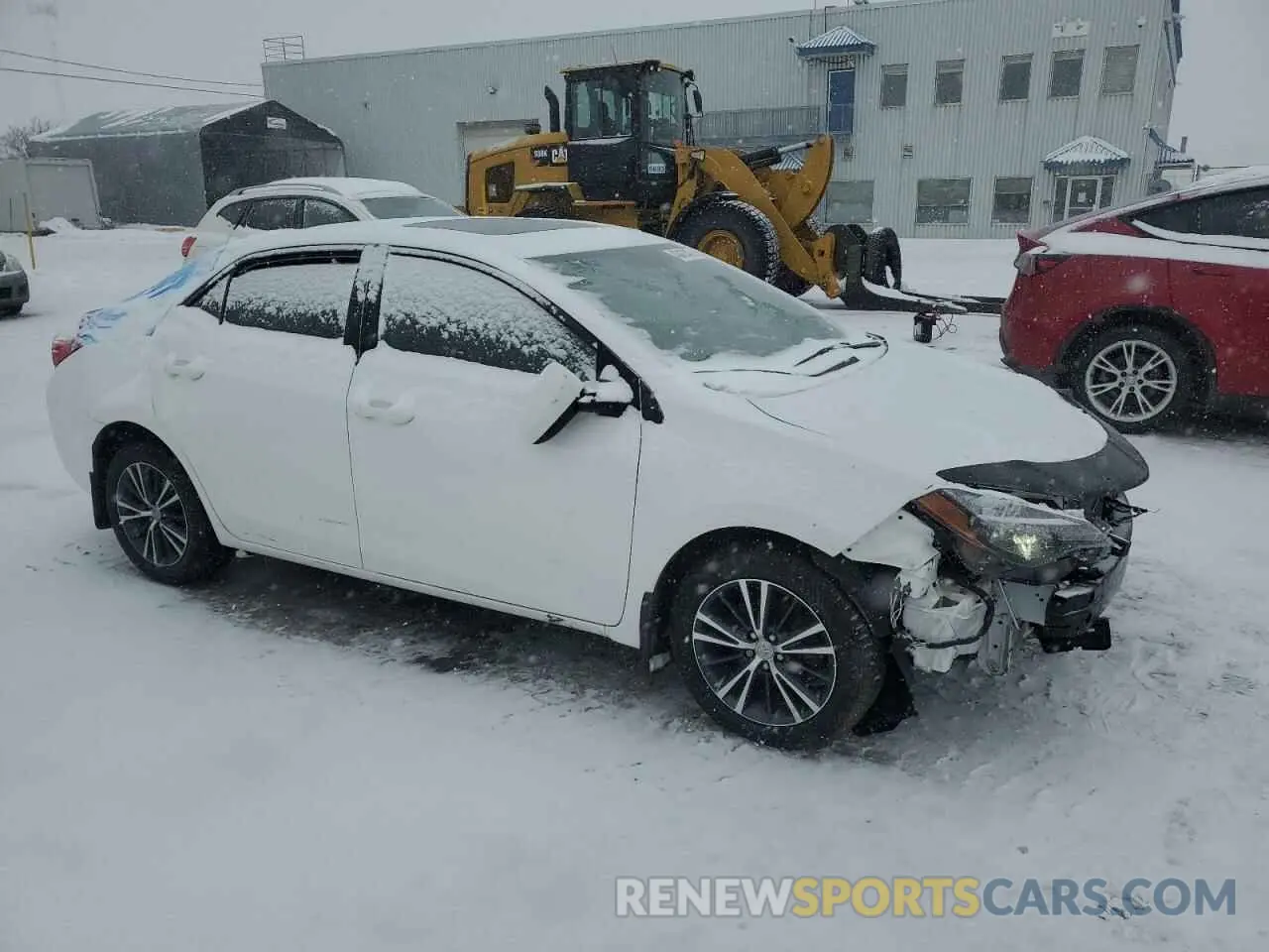 4 fotografías del automóvil dañado 2T1BURHE8KC245204 TOYOTA COROLLA 2019