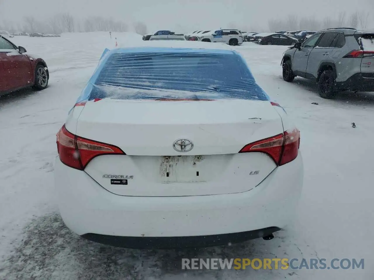 6 fotografías del automóvil dañado 2T1BURHE8KC245204 TOYOTA COROLLA 2019