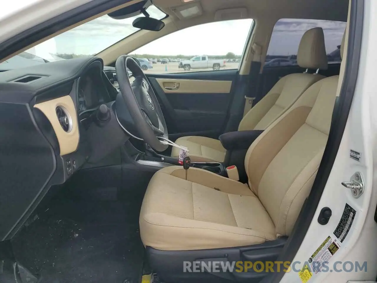 7 fotografías del automóvil dañado 2T1BURHE9KC125105 TOYOTA COROLLA 2019