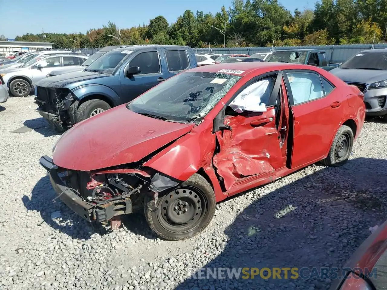 1 fotografías del automóvil dañado 2T1BURHE9KC139926 TOYOTA COROLLA 2019
