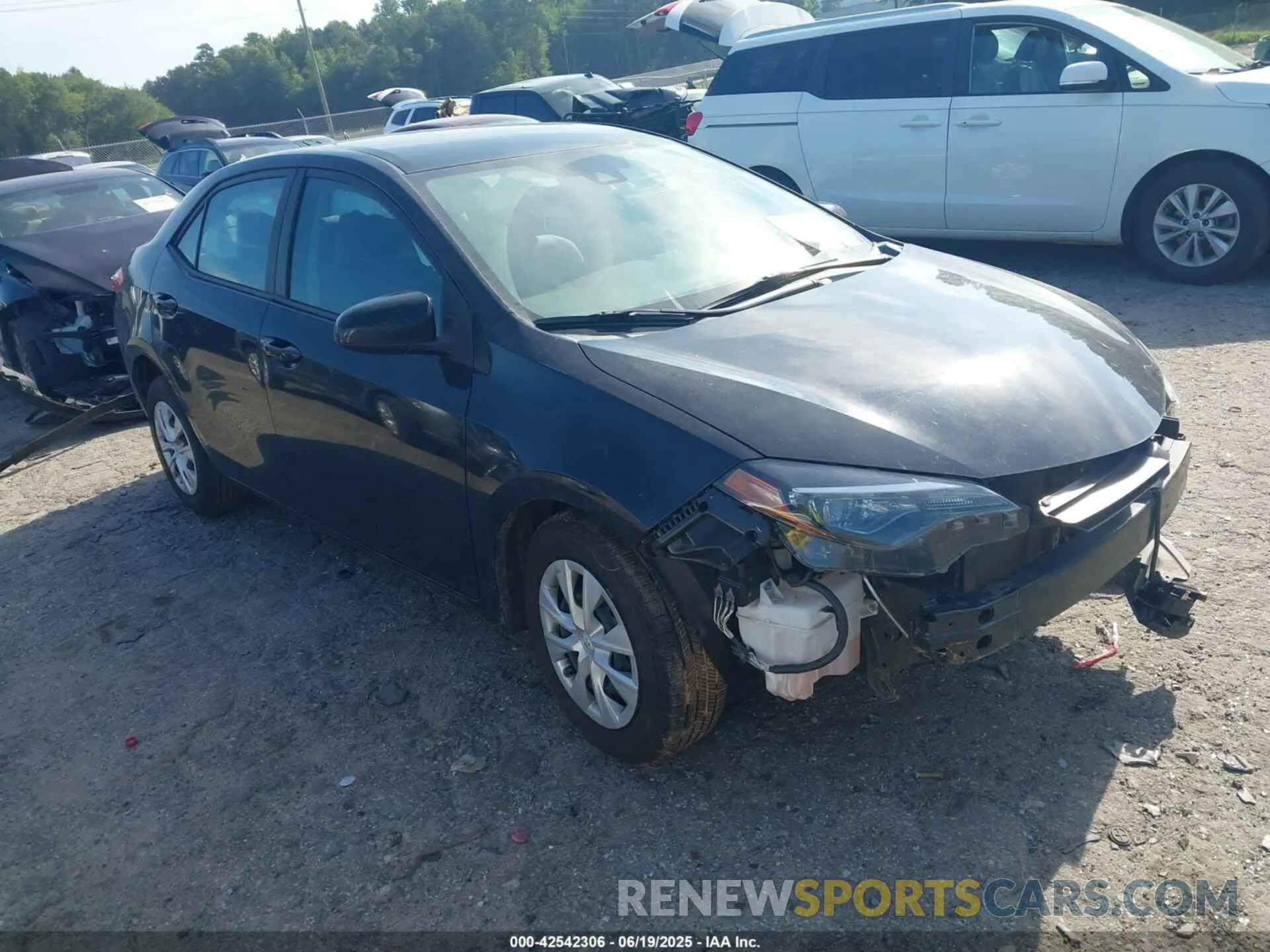 1 fotografías del automóvil dañado 2T1BURHE9KC145130 TOYOTA COROLLA 2019