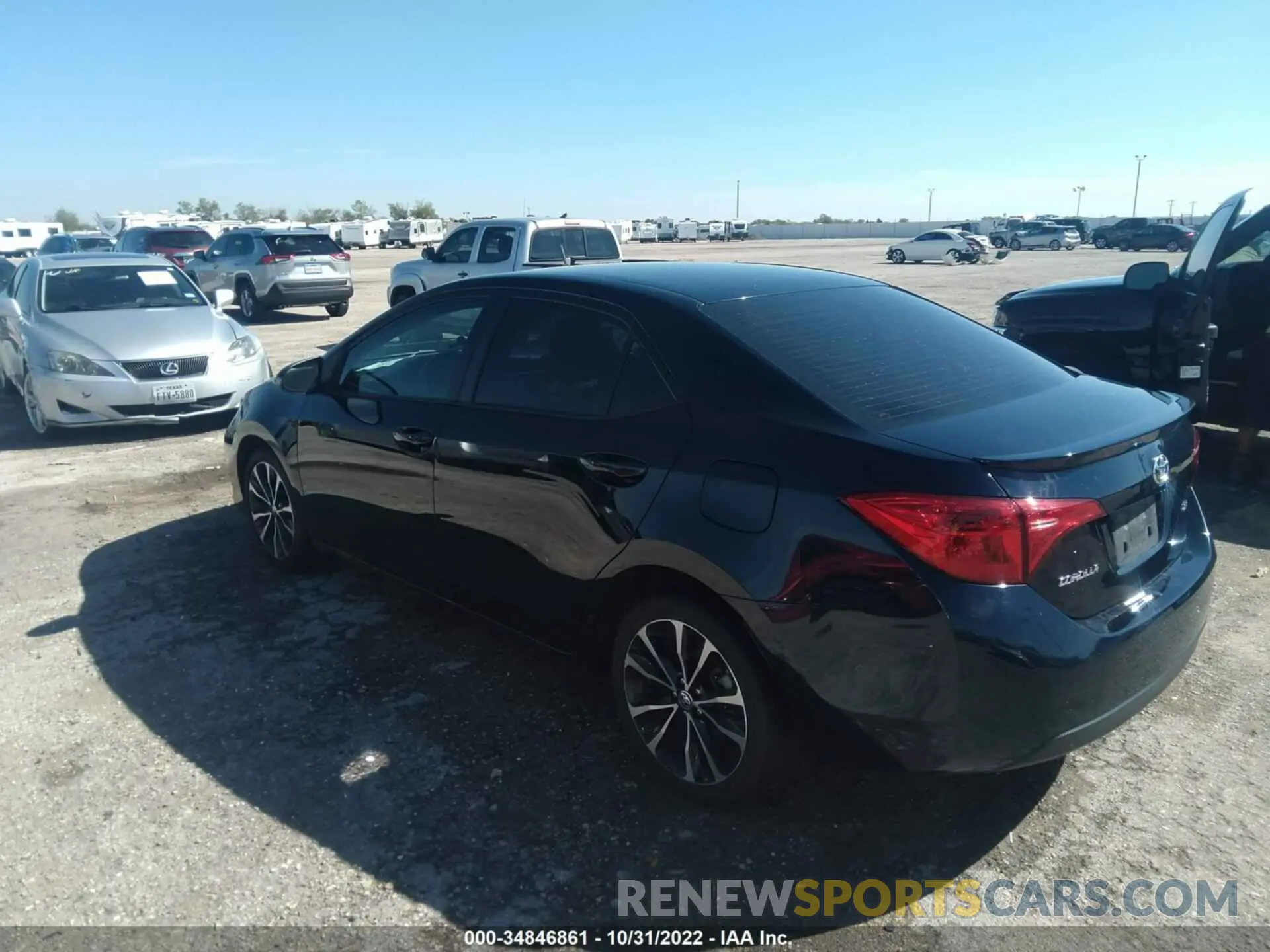 3 fotografías del automóvil dañado 2T1BURHE9KC147895 TOYOTA COROLLA 2019