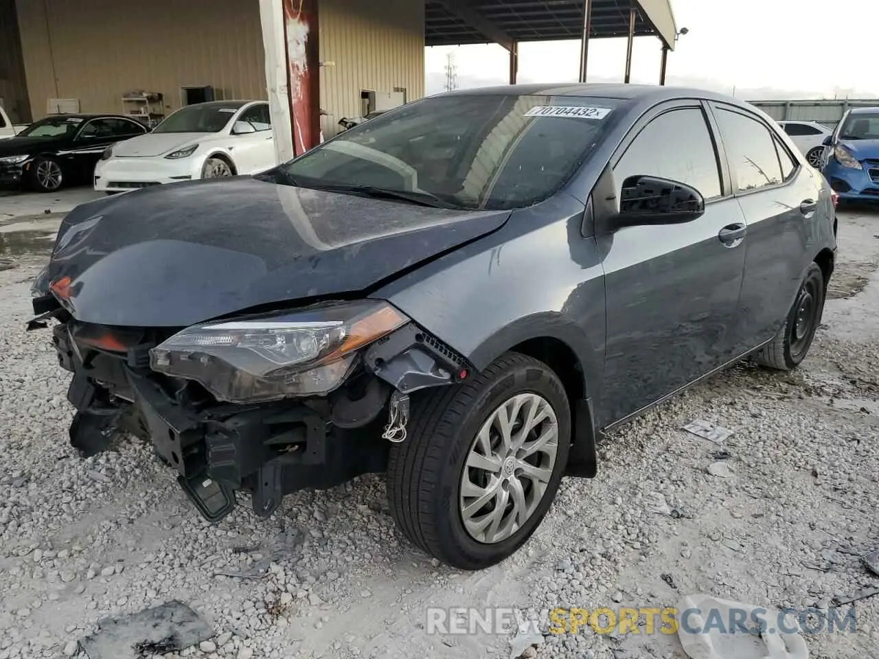 1 fotografías del automóvil dañado 2T1BURHE9KC158198 TOYOTA COROLLA 2019