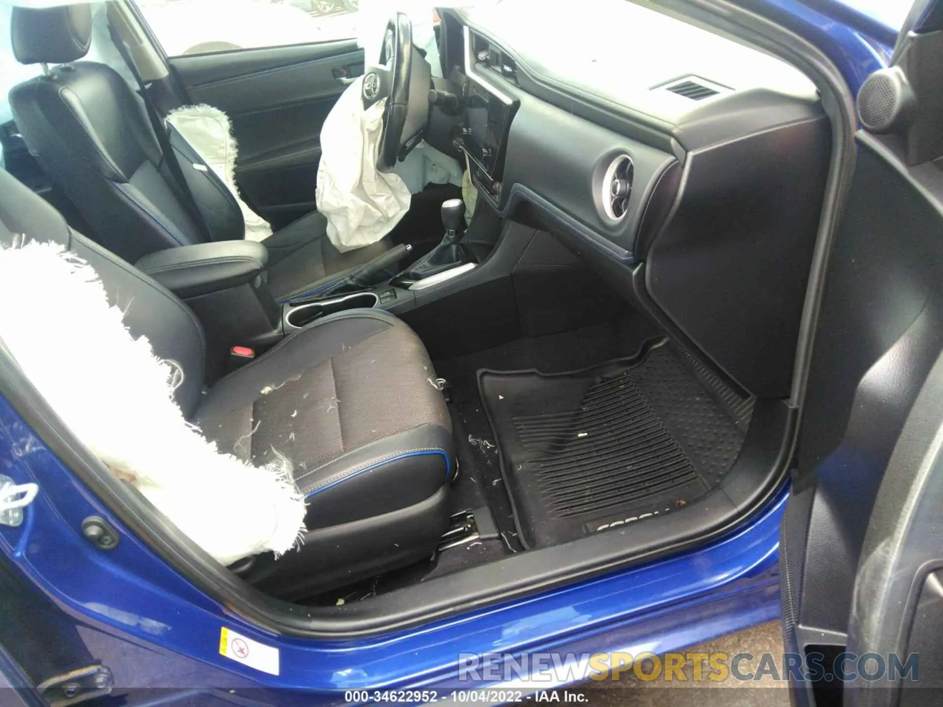 5 fotografías del automóvil dañado 2T1BURHE9KC160470 TOYOTA COROLLA 2019