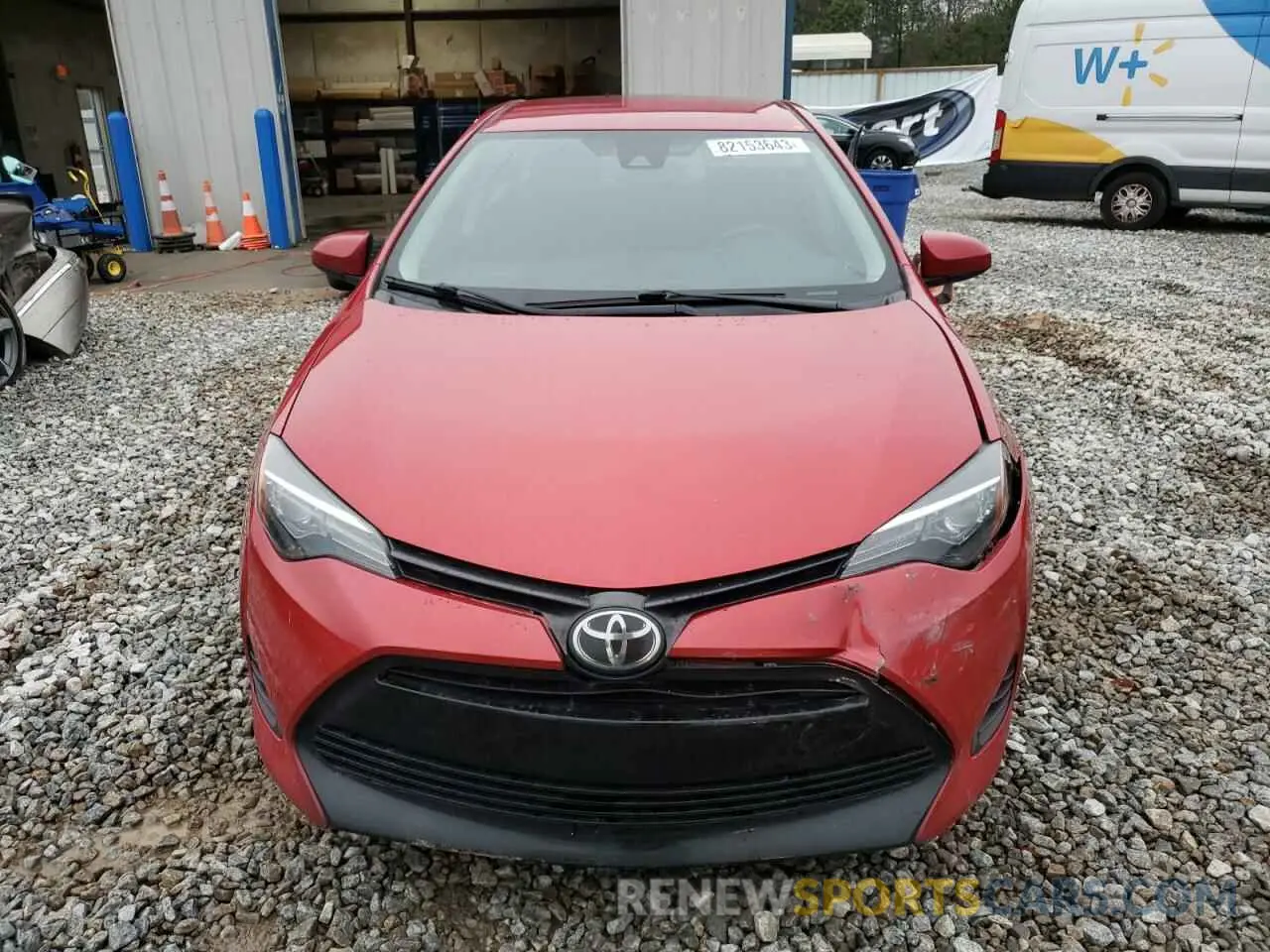 5 fotografías del automóvil dañado 2T1BURHE9KC160775 TOYOTA COROLLA 2019