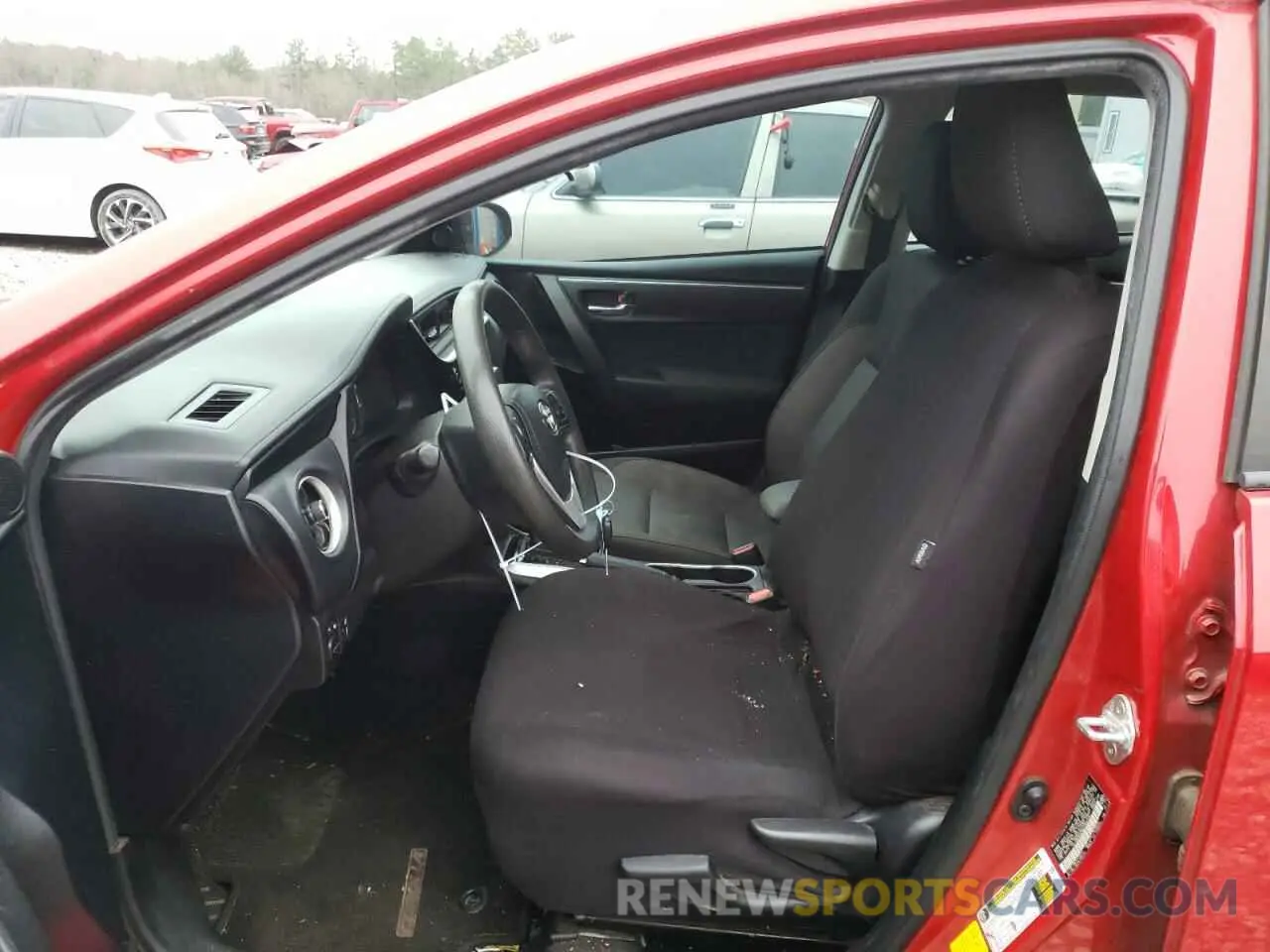 7 fotografías del automóvil dañado 2T1BURHE9KC160775 TOYOTA COROLLA 2019