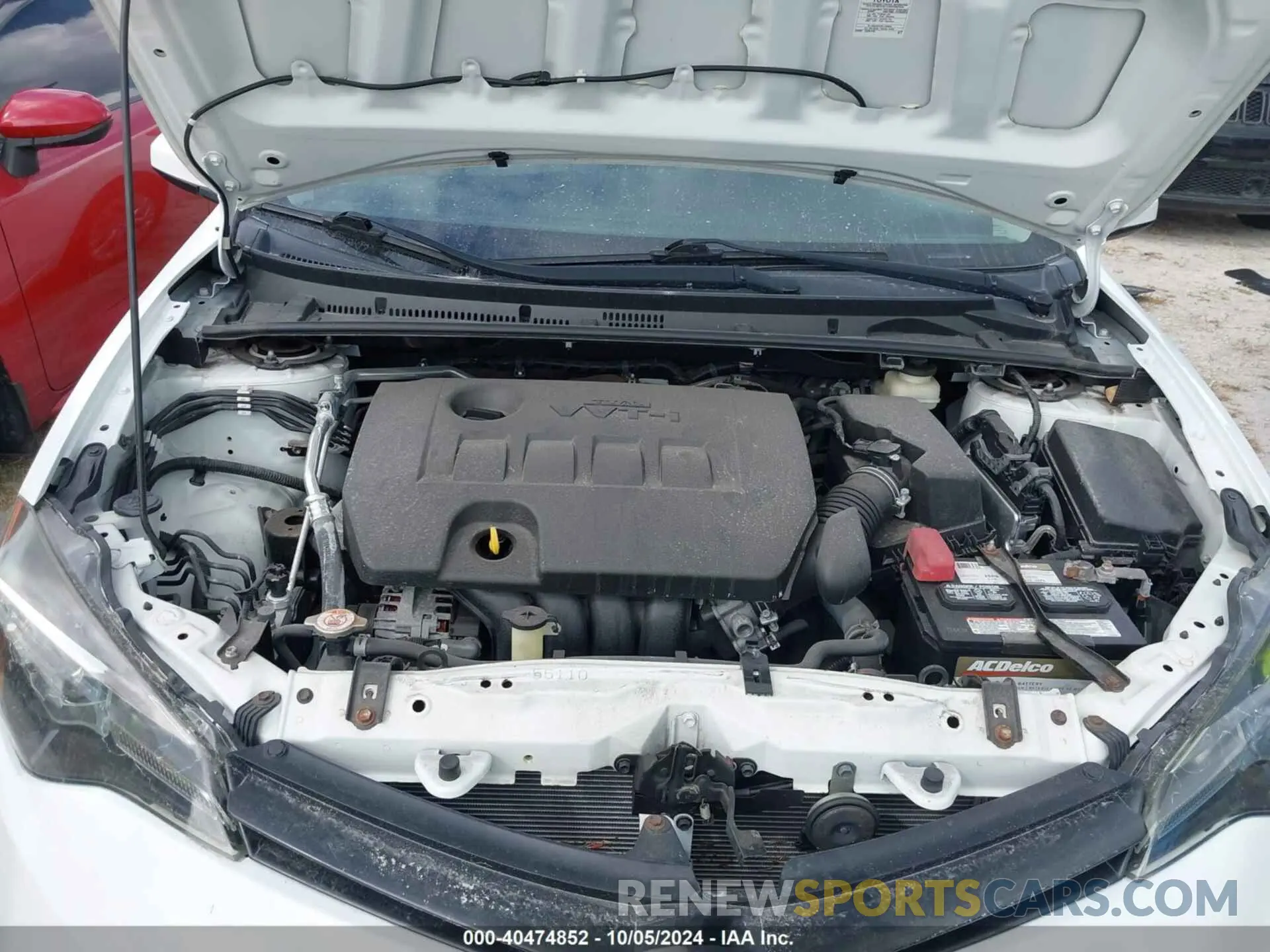 10 fotografías del automóvil dañado 2T1BURHE9KC176927 TOYOTA COROLLA 2019