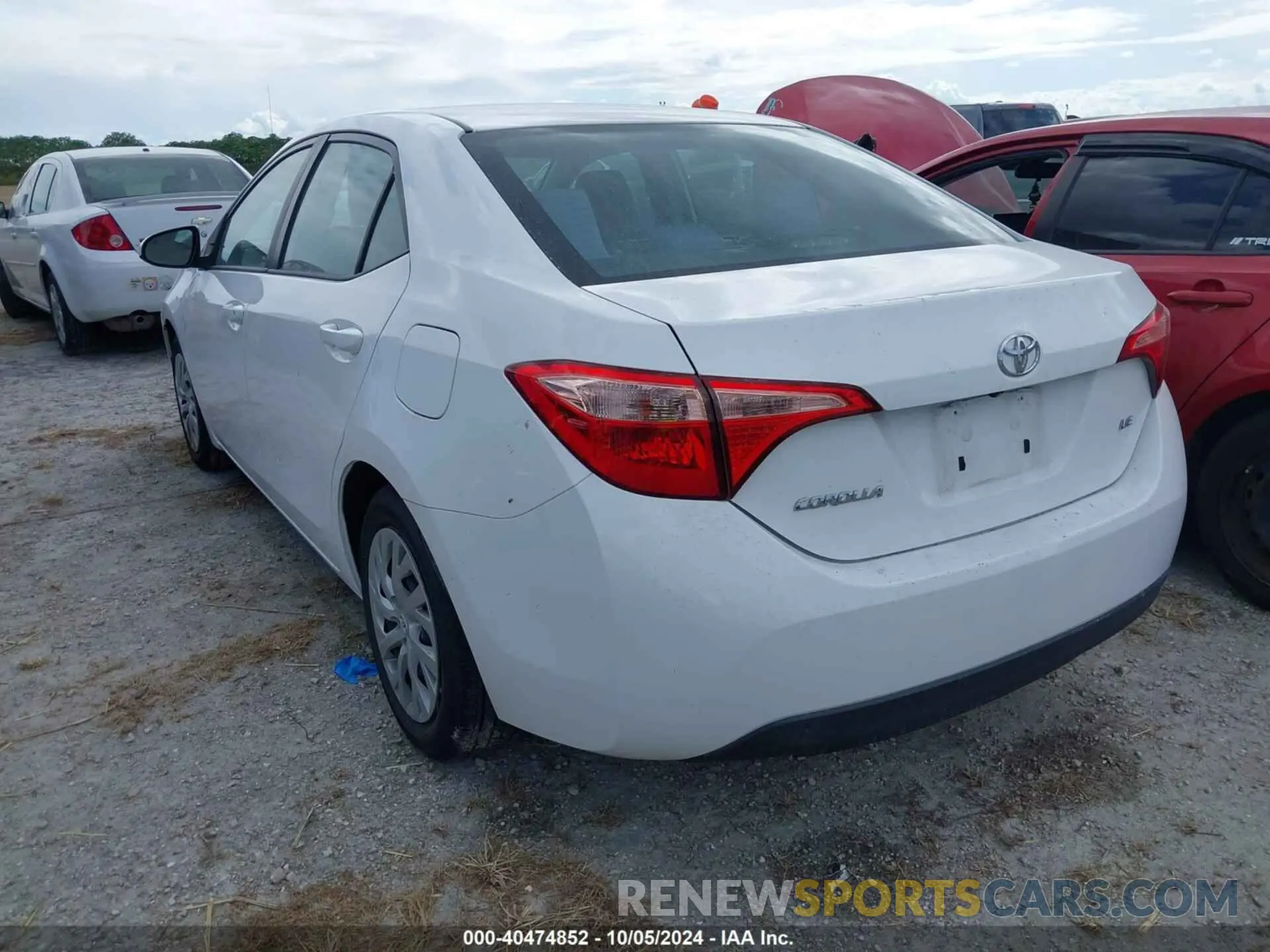 3 fotografías del automóvil dañado 2T1BURHE9KC176927 TOYOTA COROLLA 2019