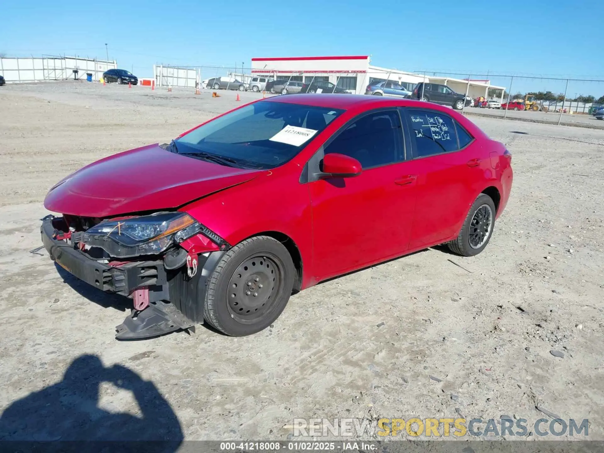 2 fotografías del automóvil dañado 2T1BURHE9KC177219 TOYOTA COROLLA 2019