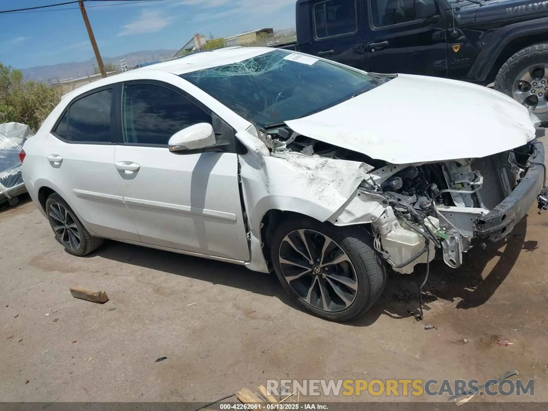 14 fotografías del automóvil dañado 2T1BURHE9KC197924 TOYOTA COROLLA 2019