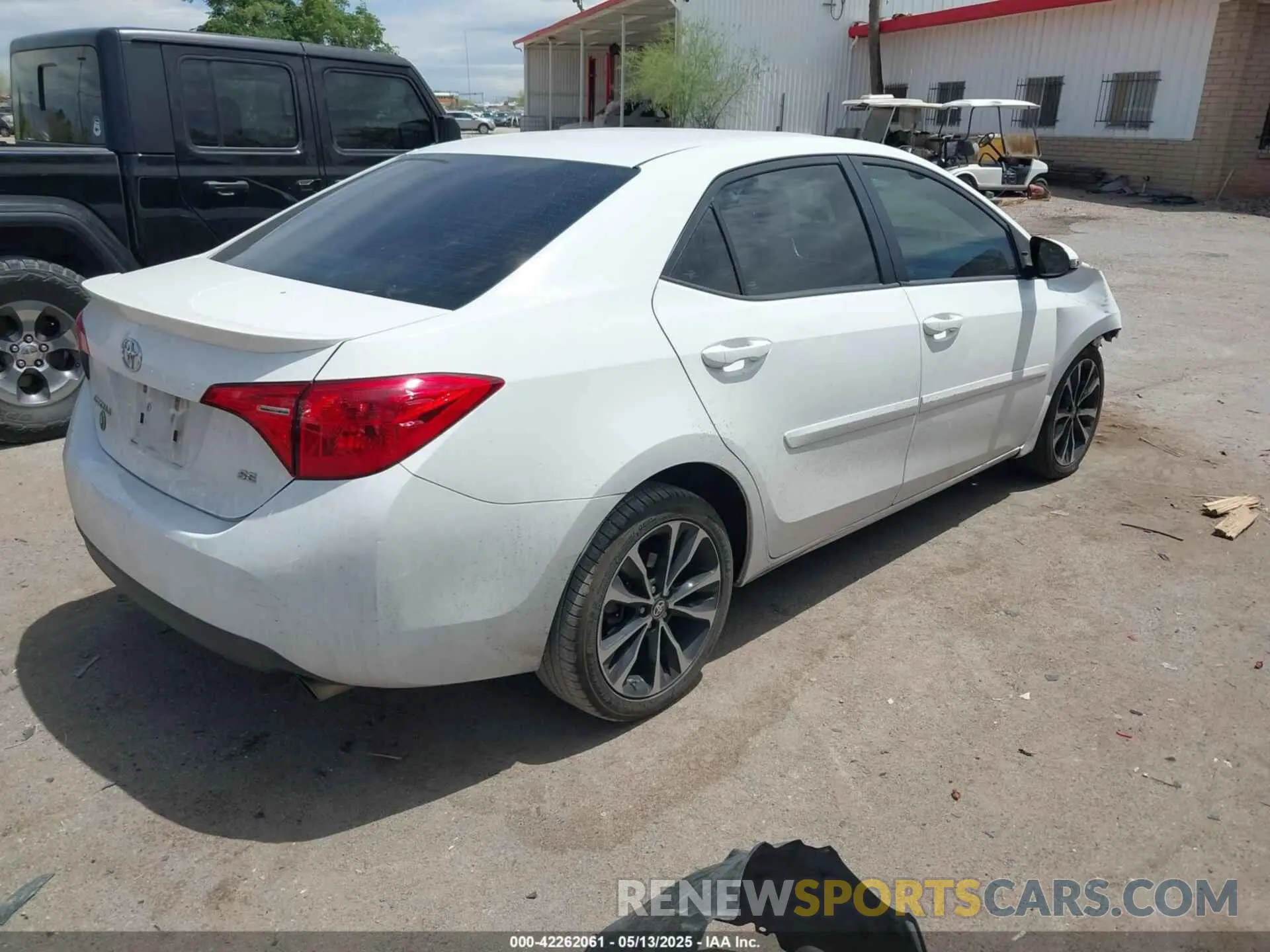 4 fotografías del automóvil dañado 2T1BURHE9KC197924 TOYOTA COROLLA 2019