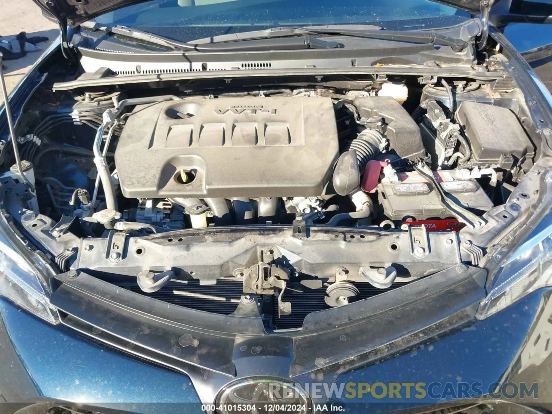 10 fotografías del automóvil dañado 2T1BURHE9KC201549 TOYOTA COROLLA 2019
