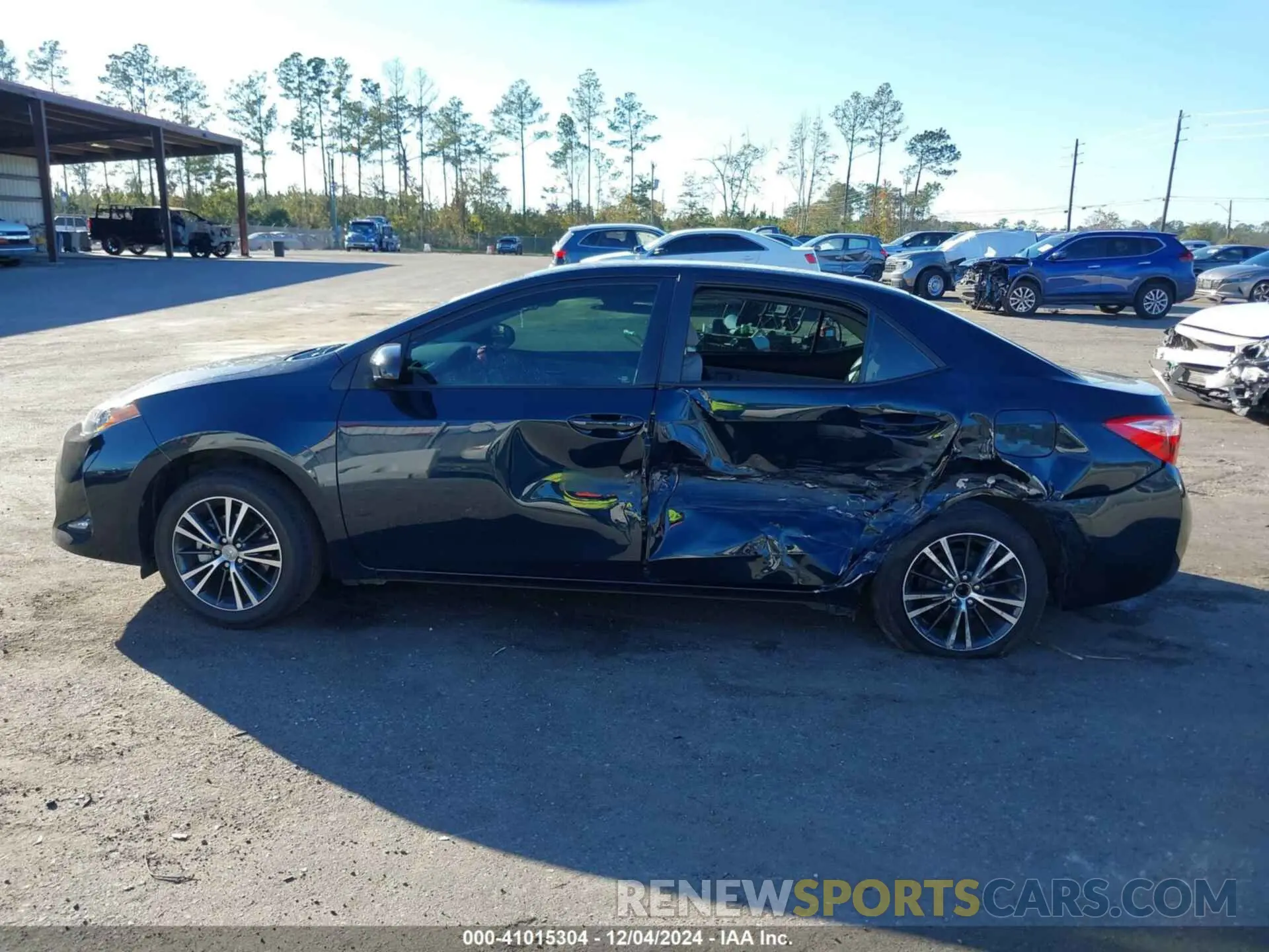 14 fotografías del automóvil dañado 2T1BURHE9KC201549 TOYOTA COROLLA 2019