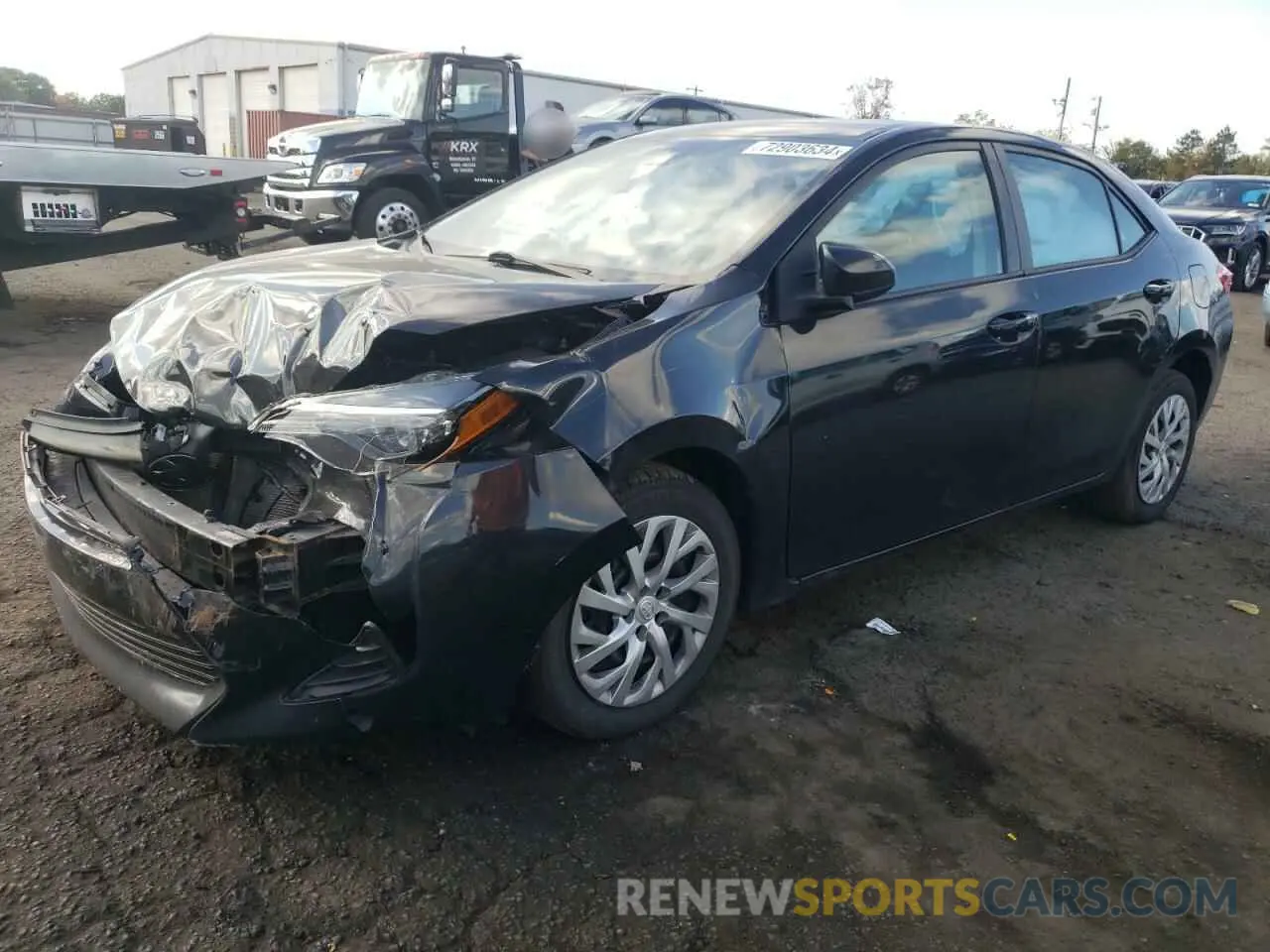 1 fotografías del automóvil dañado 2T1BURHE9KC202605 TOYOTA COROLLA 2019