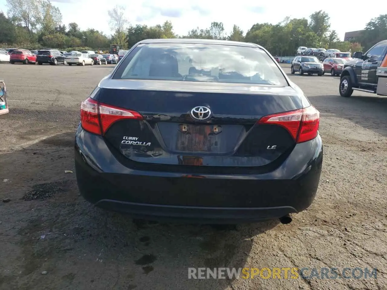 6 fotografías del automóvil dañado 2T1BURHE9KC202605 TOYOTA COROLLA 2019
