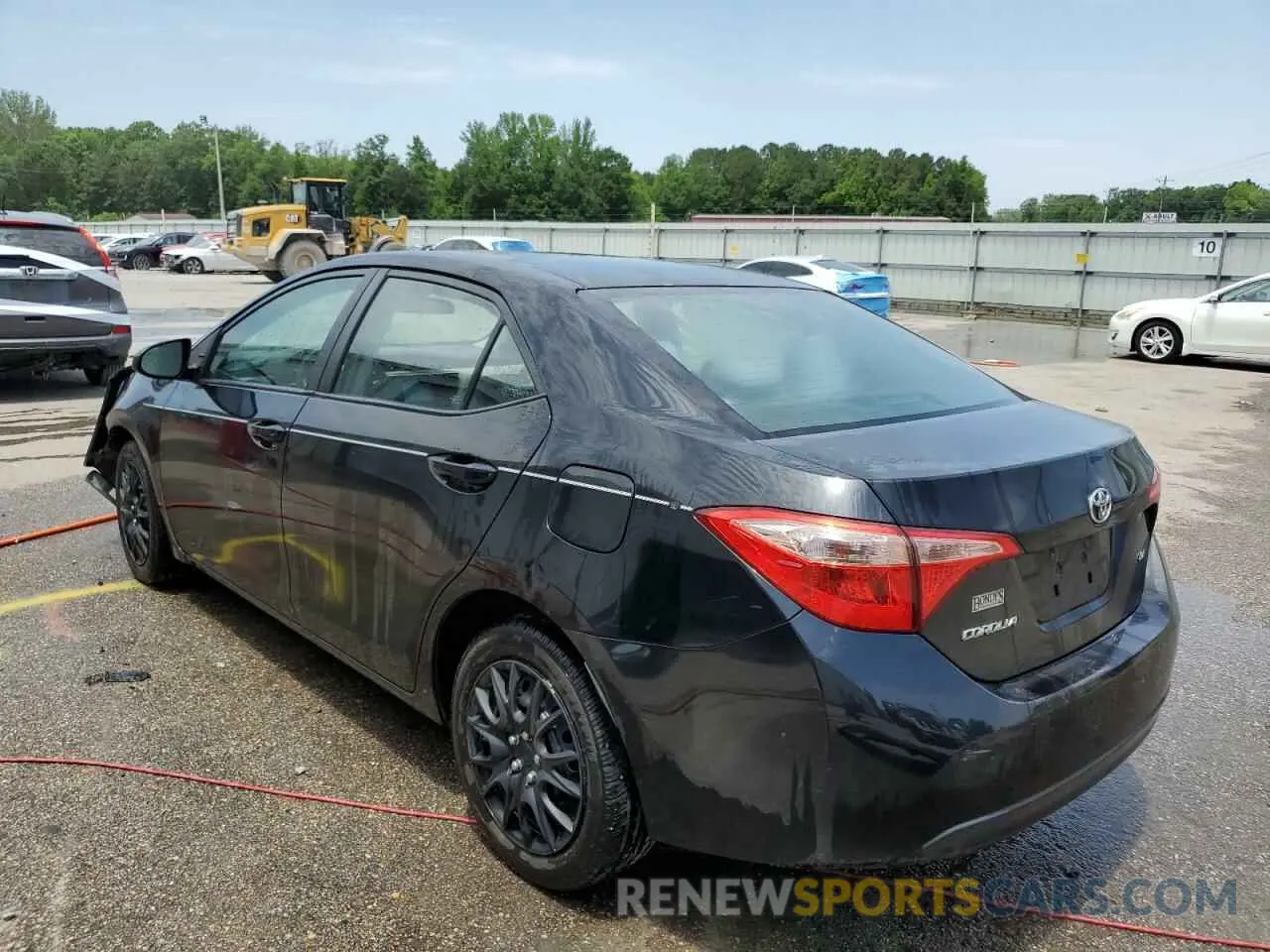2 fotografías del automóvil dañado 2T1BURHE9KC205598 TOYOTA COROLLA 2019