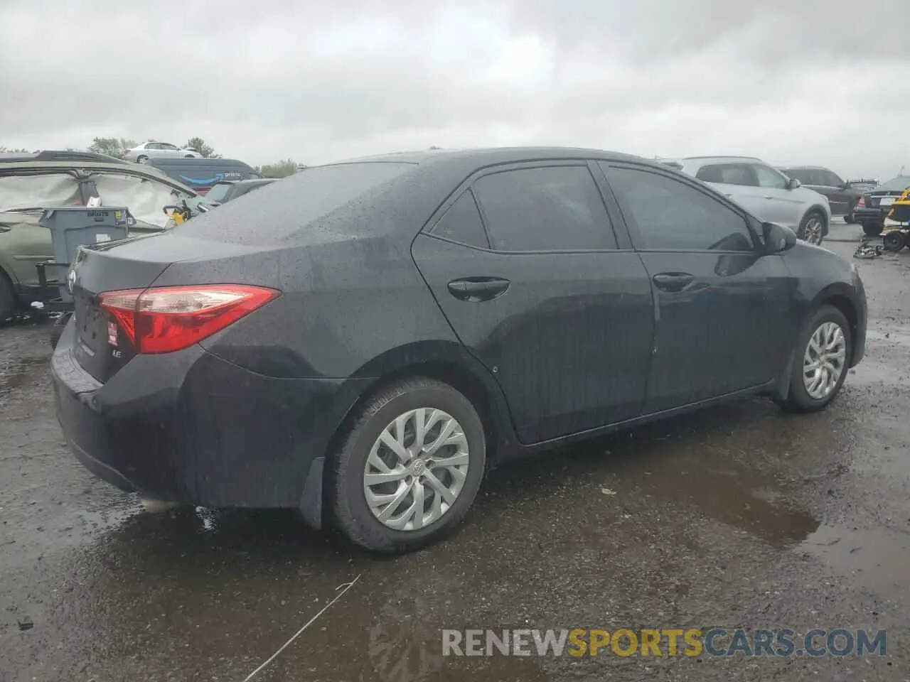 3 fotografías del automóvil dañado 2T1BURHE9KC208968 TOYOTA COROLLA 2019