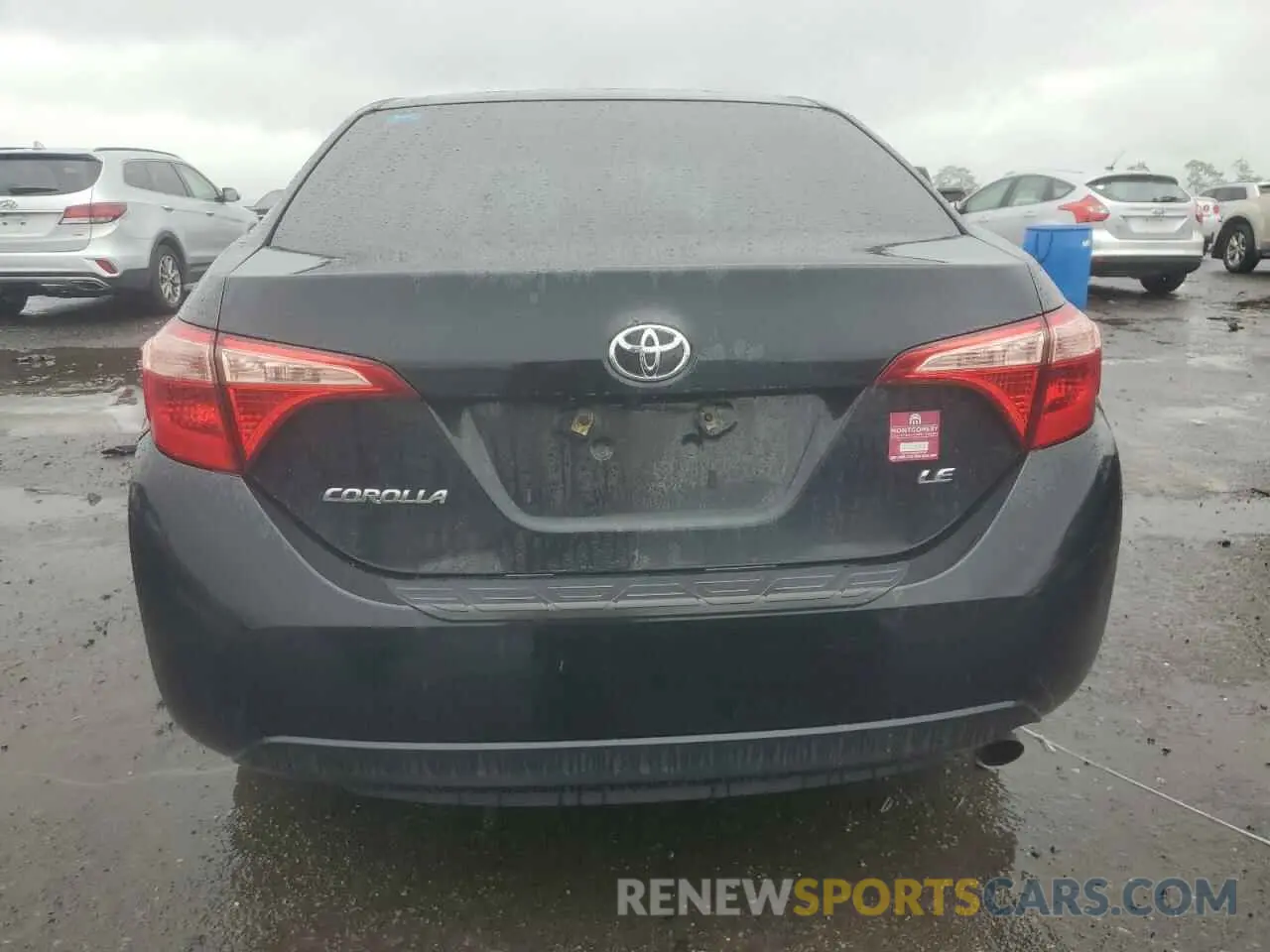 6 fotografías del automóvil dañado 2T1BURHE9KC208968 TOYOTA COROLLA 2019