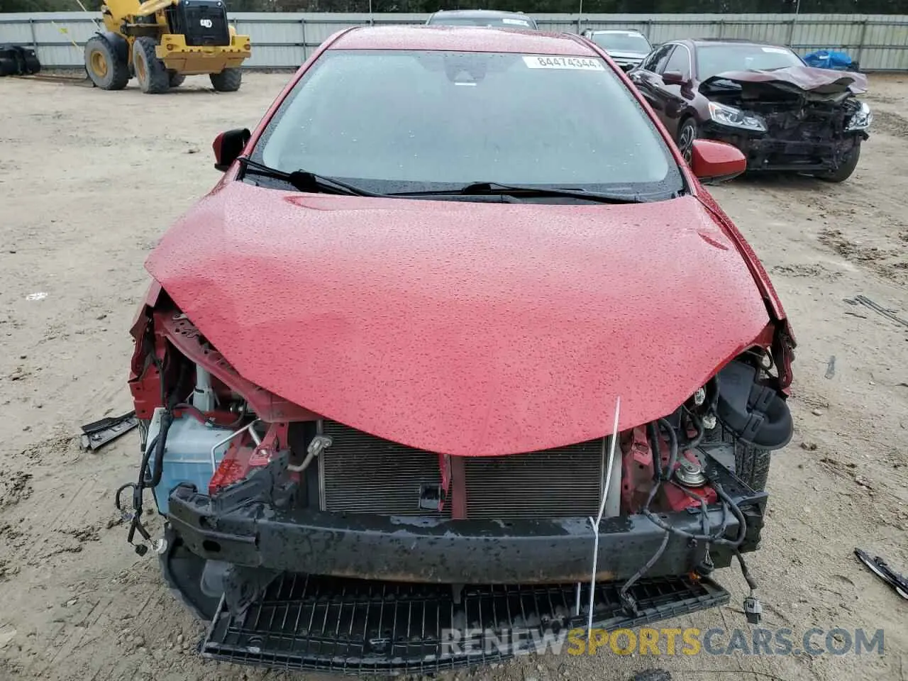 5 fotografías del automóvil dañado 2T1BURHE9KC210039 TOYOTA COROLLA 2019
