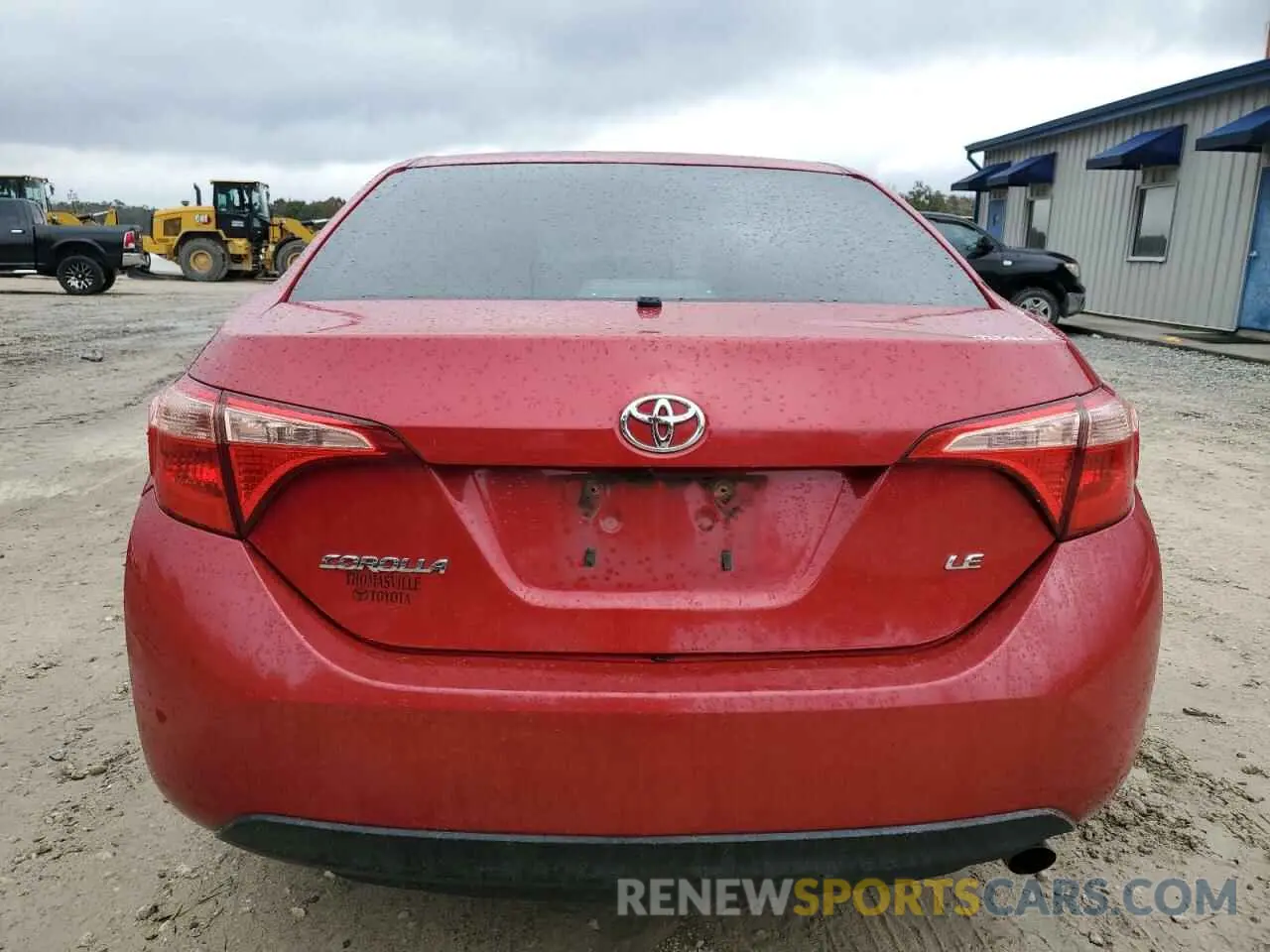 6 fotografías del automóvil dañado 2T1BURHE9KC210039 TOYOTA COROLLA 2019