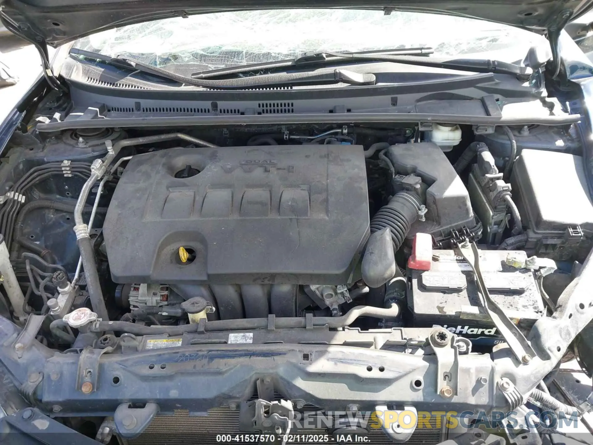 10 fotografías del automóvil dañado 2T1BURHE9KC212115 TOYOTA COROLLA 2019