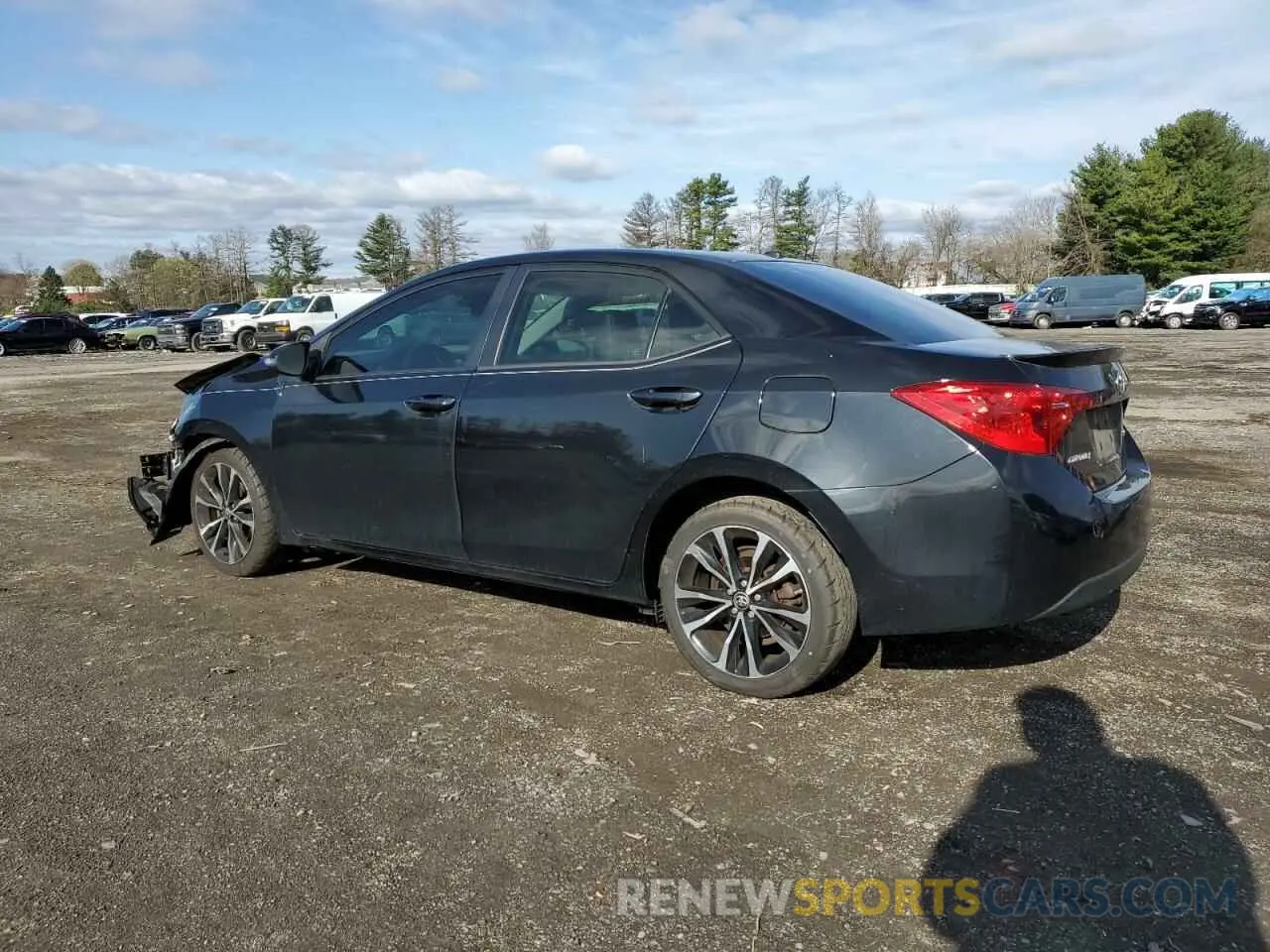 2 fotografías del automóvil dañado 2T1BURHE9KC212888 TOYOTA COROLLA 2019