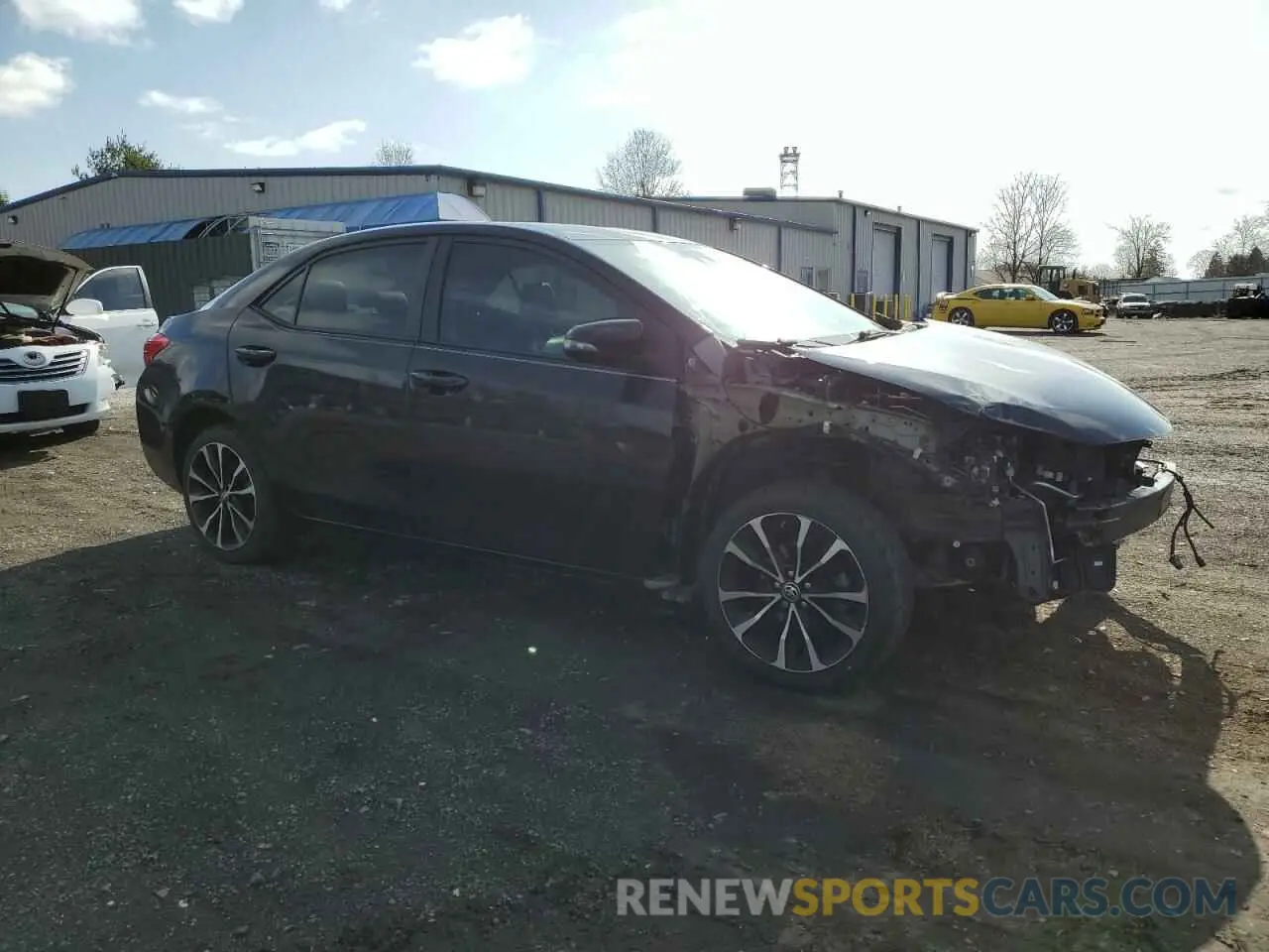 4 fotografías del automóvil dañado 2T1BURHE9KC212888 TOYOTA COROLLA 2019