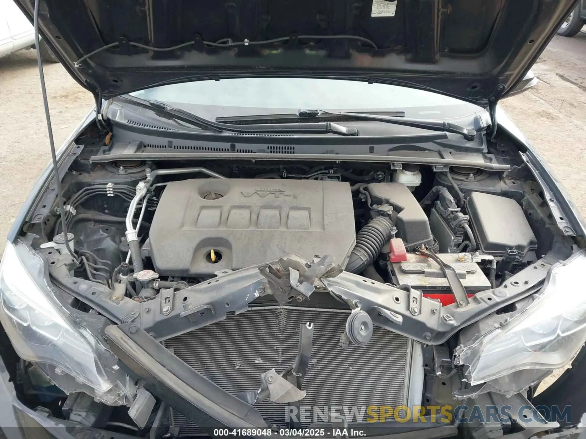 10 fotografías del automóvil dañado 2T1BURHE9KC219002 TOYOTA COROLLA 2019