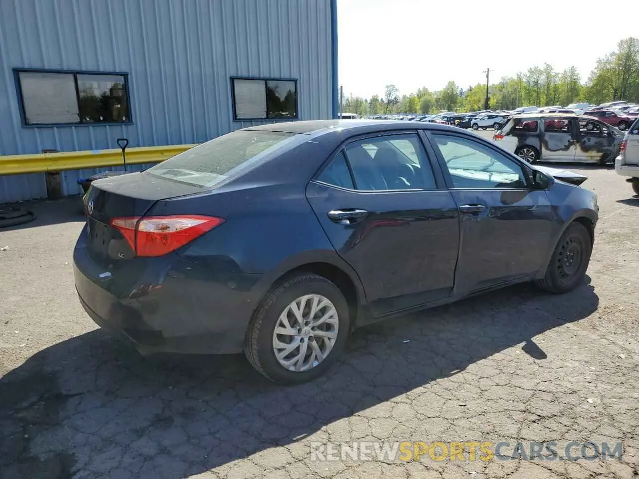 3 fotografías del automóvil dañado 2T1BURHE9KC220778 TOYOTA COROLLA 2019