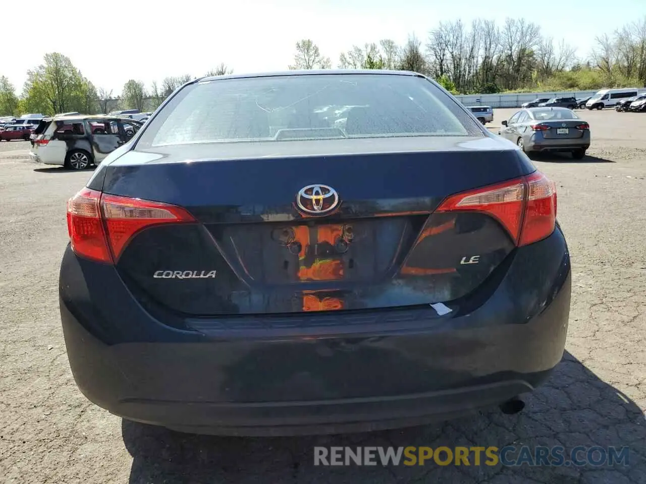 6 fotografías del automóvil dañado 2T1BURHE9KC220778 TOYOTA COROLLA 2019